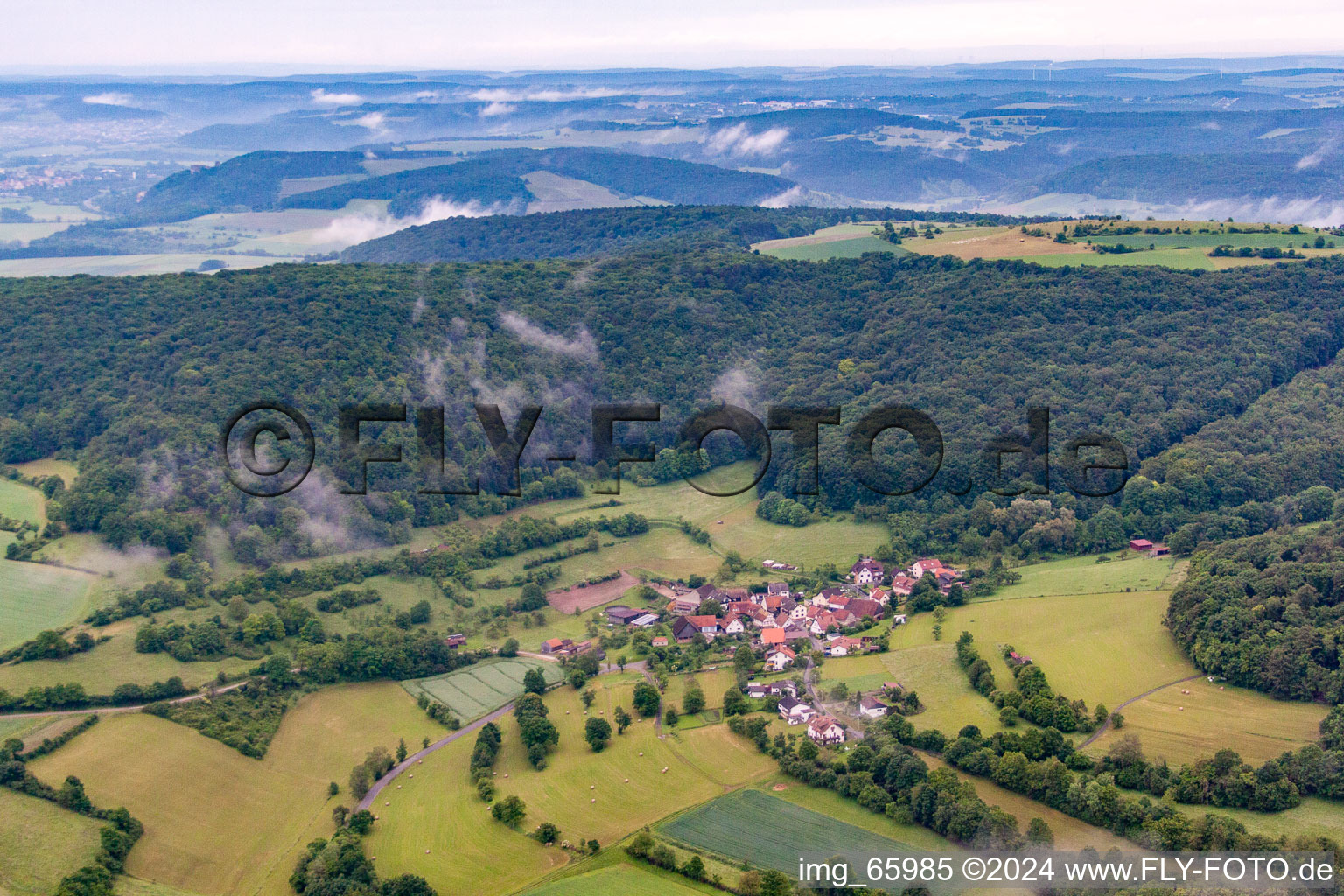 Morlesau in the state Bavaria, Germany