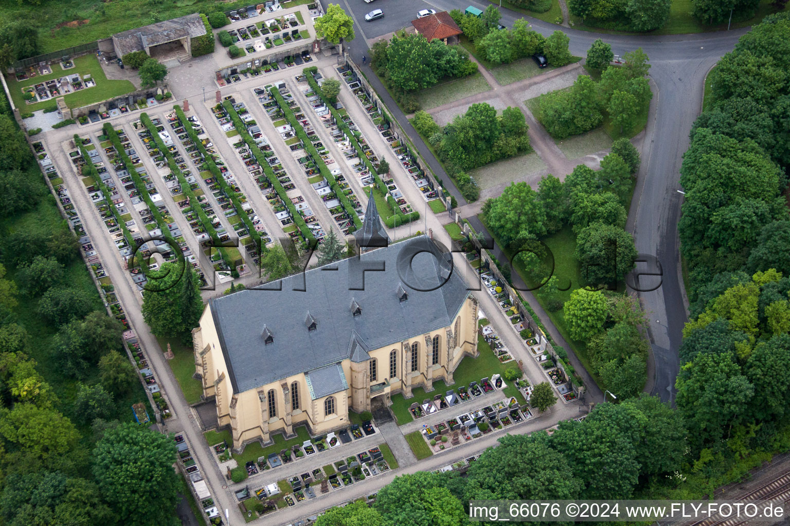 Church building Pfarr- und Wallfahrtskirche "Maria Sondheim" in the district Heugrumbach in Arnstein in the state Bavaria