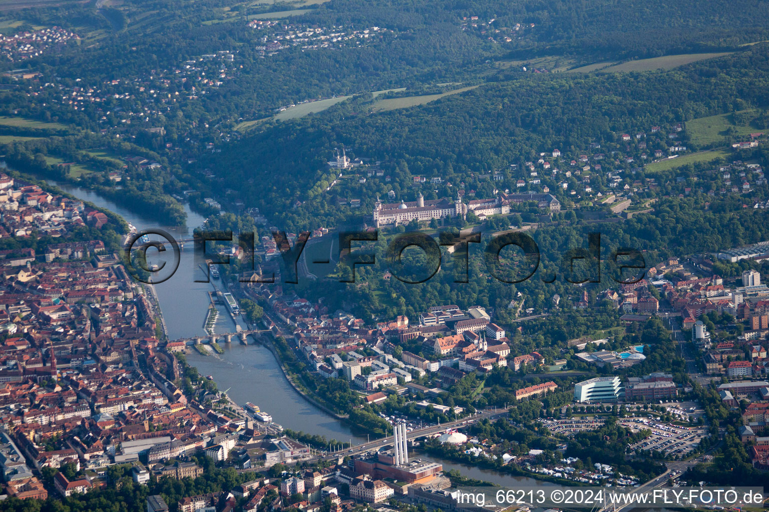 Lock in Würzburg in the state Bavaria, Germany