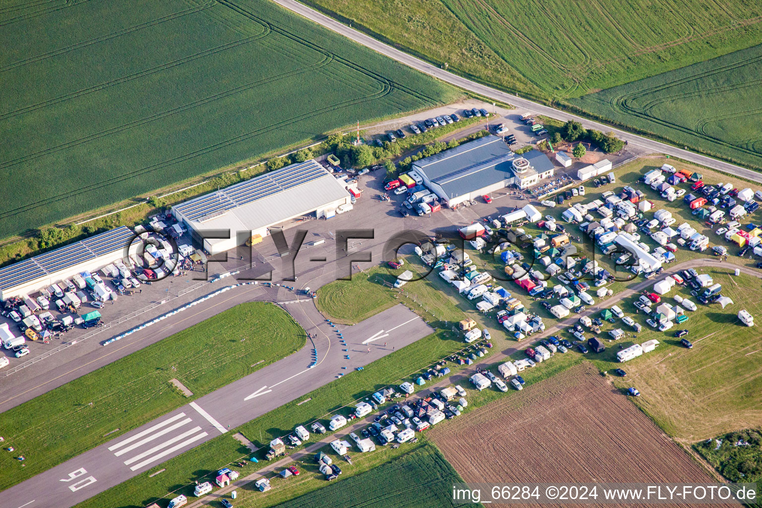 Race event on the runway of the airfield in Wallduern in the state Baden-Wuerttemberg, Germany