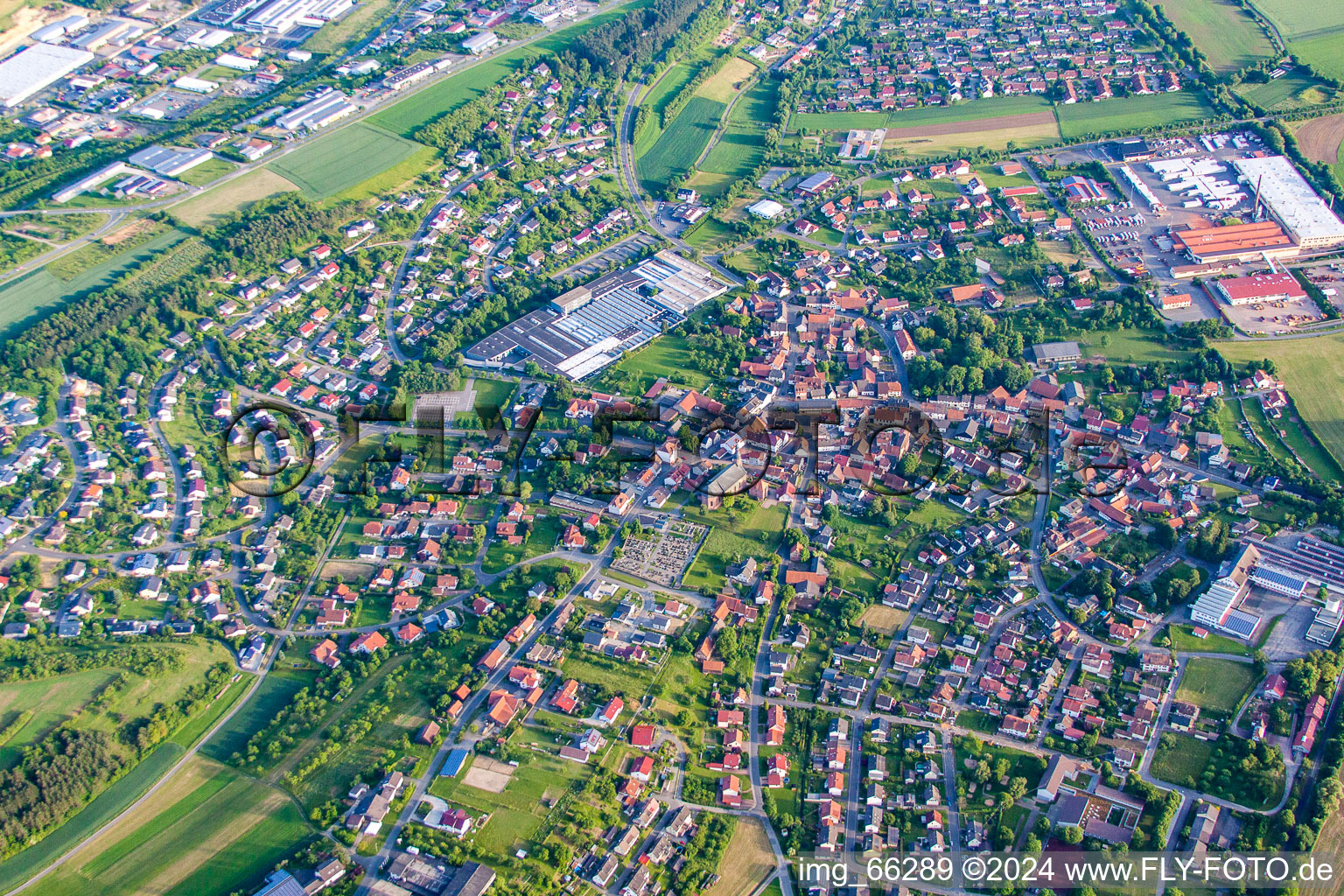 District Hainstadt in Buchen in the state Baden-Wuerttemberg, Germany