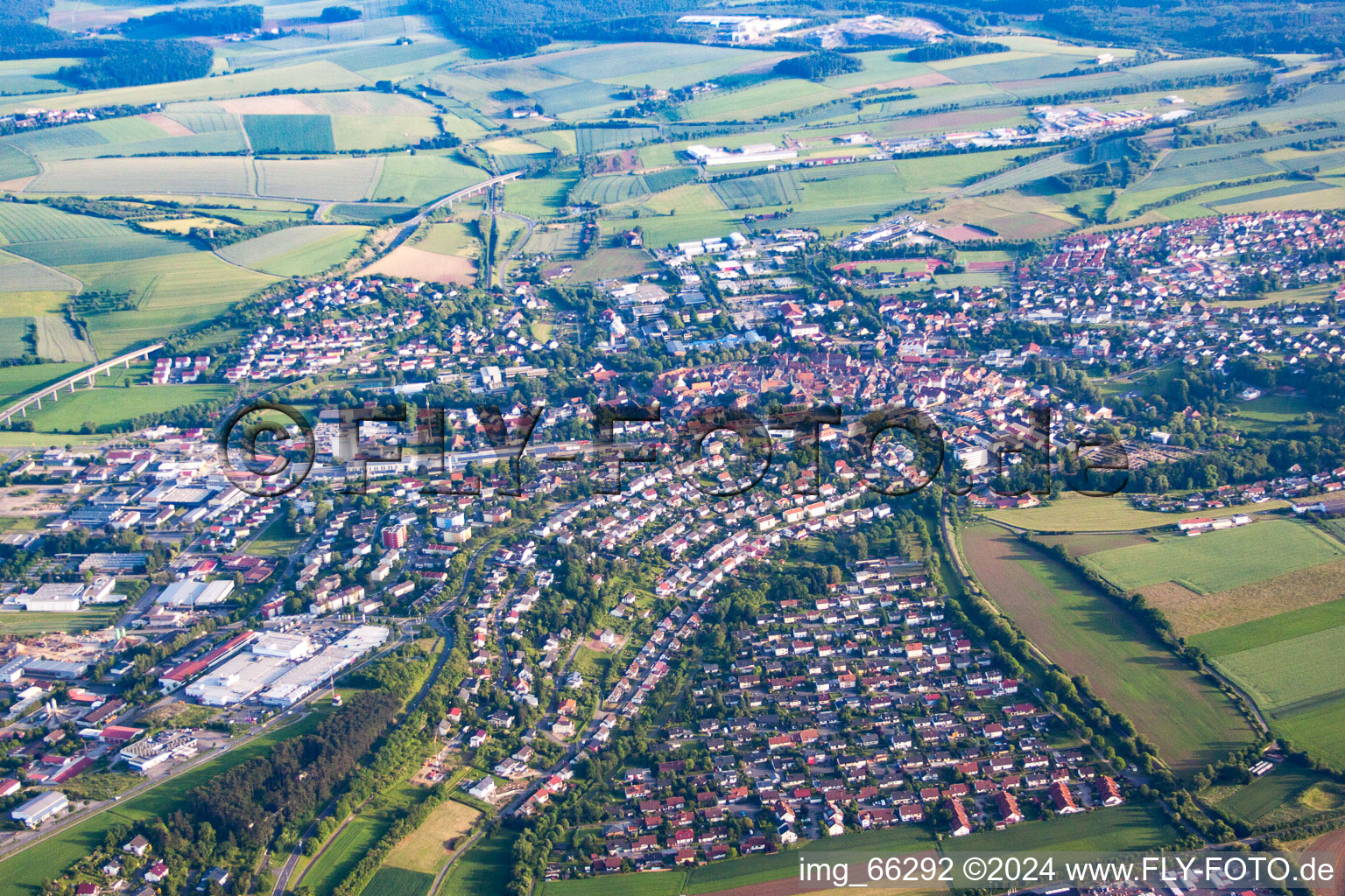 Buchen in the state Baden-Wuerttemberg, Germany