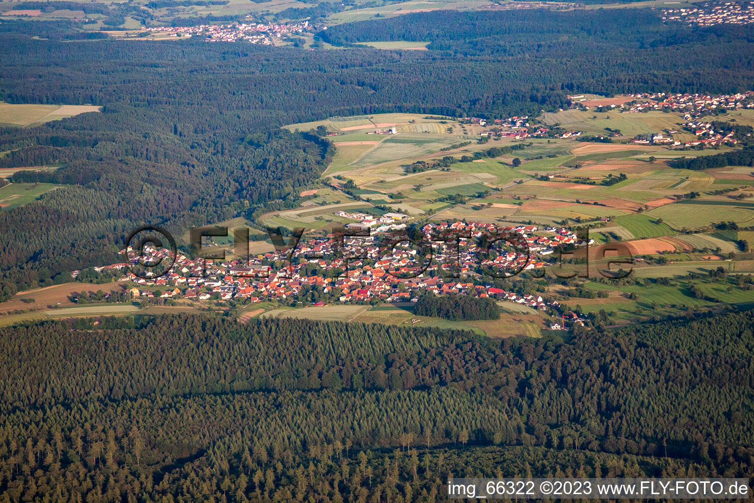 Fahrenbach in the state Baden-Wuerttemberg, Germany