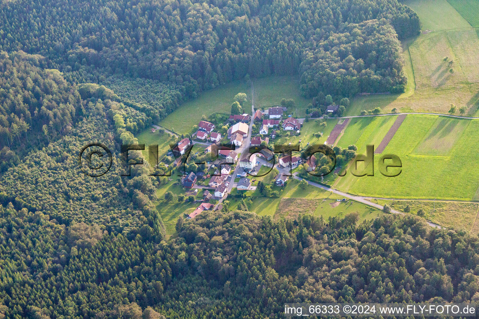 District Oberdielbach in Waldbrunn in the state Baden-Wuerttemberg, Germany