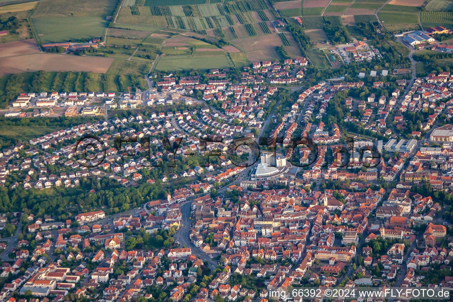 Old Town in Wiesloch in the state Baden-Wuerttemberg, Germany