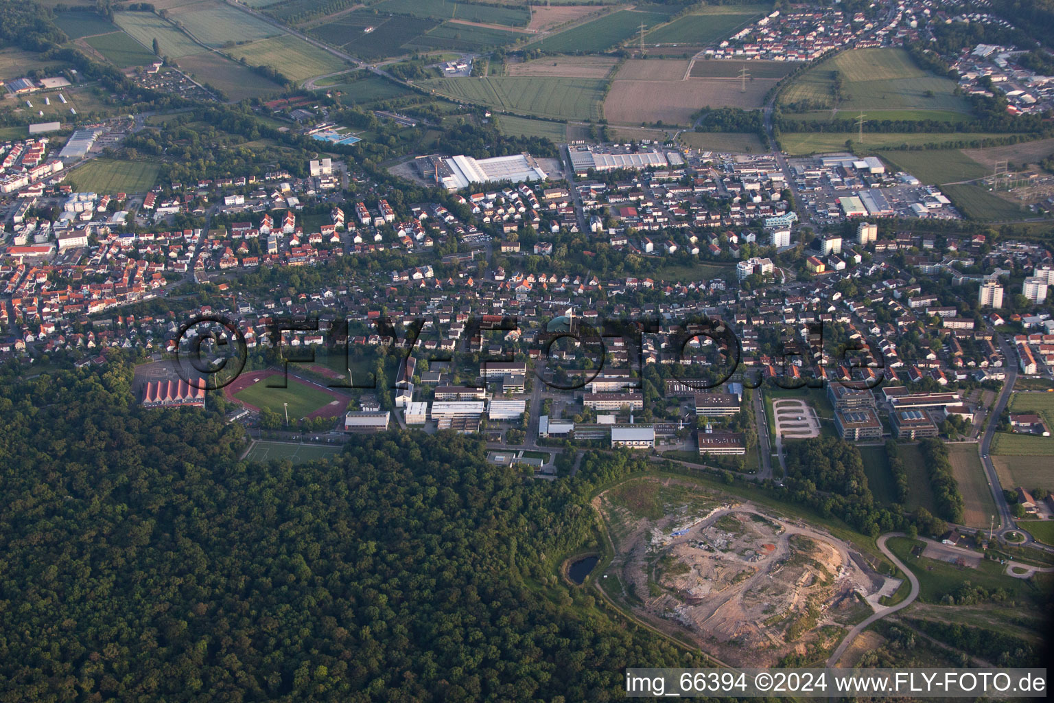 Gerbersruhstr in Wiesloch in the state Baden-Wuerttemberg, Germany