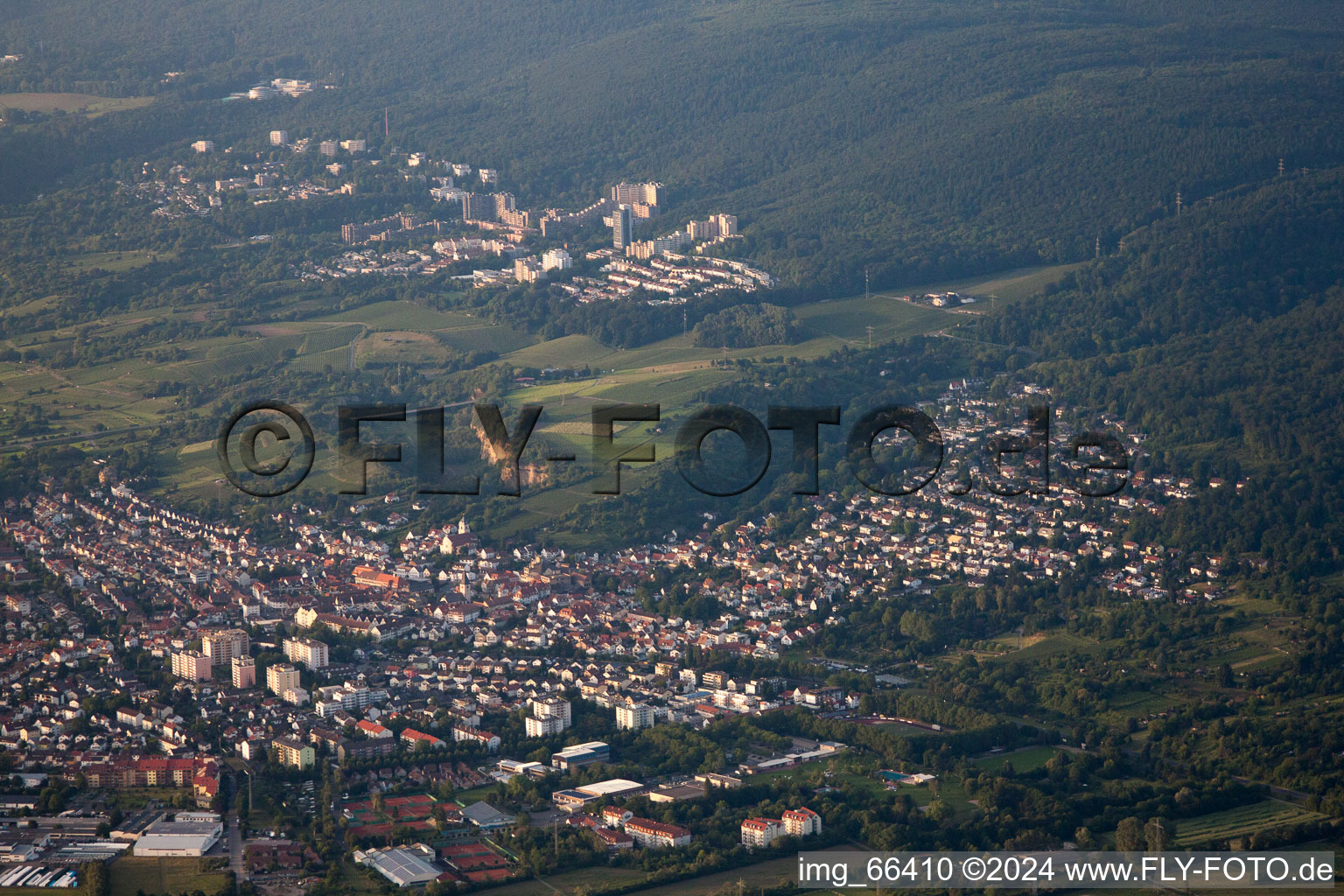 Aerial photograpy of HD-Emmertsgrund in Leimen in the state Baden-Wuerttemberg, Germany