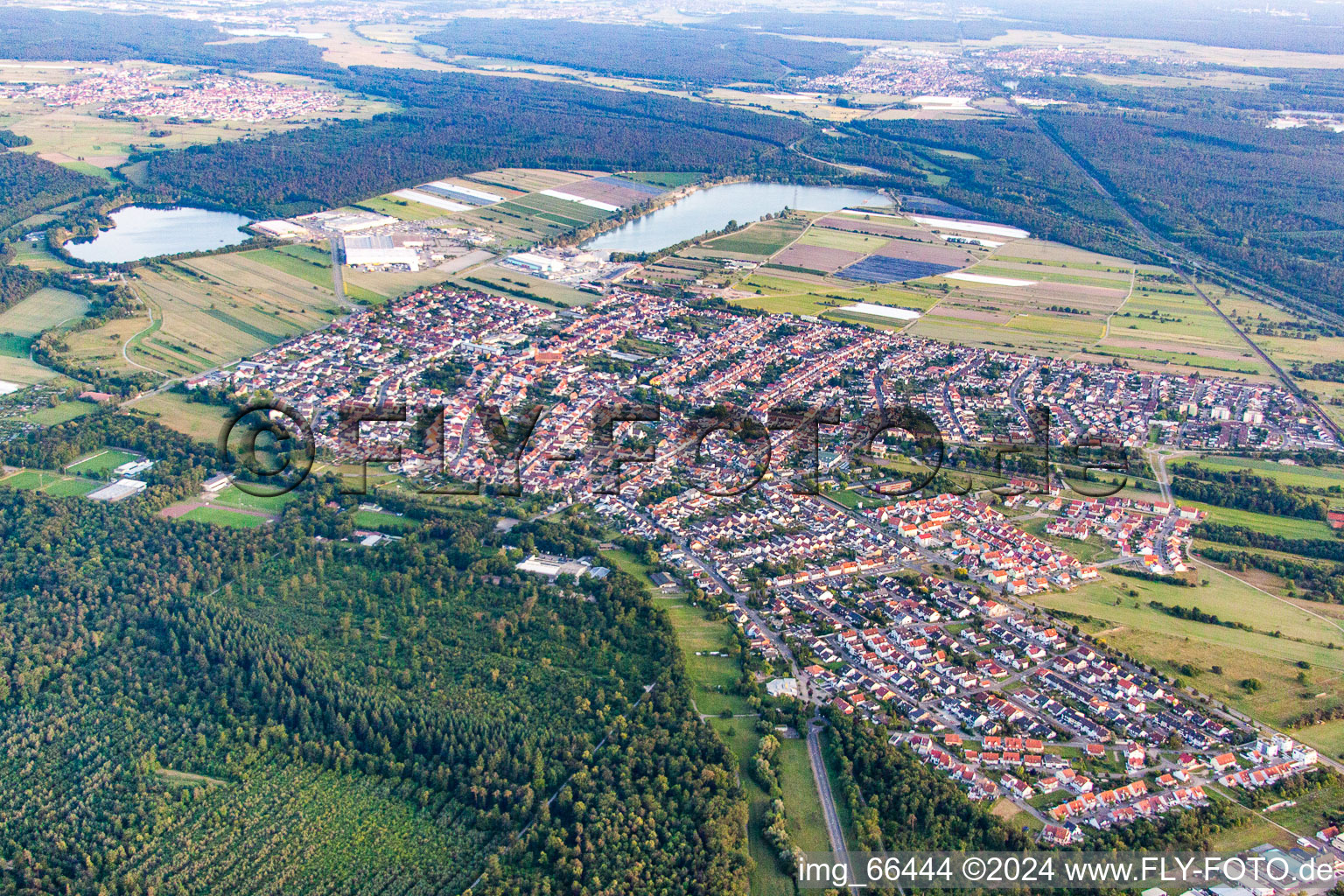 Wiesental in the state Baden-Wuerttemberg, Germany from a drone