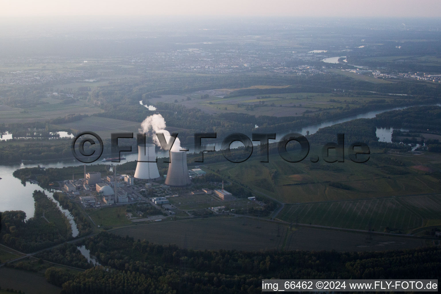 Baden nuclear power plant reaches its goal in Philippsburg in the state Baden-Wuerttemberg, Germany