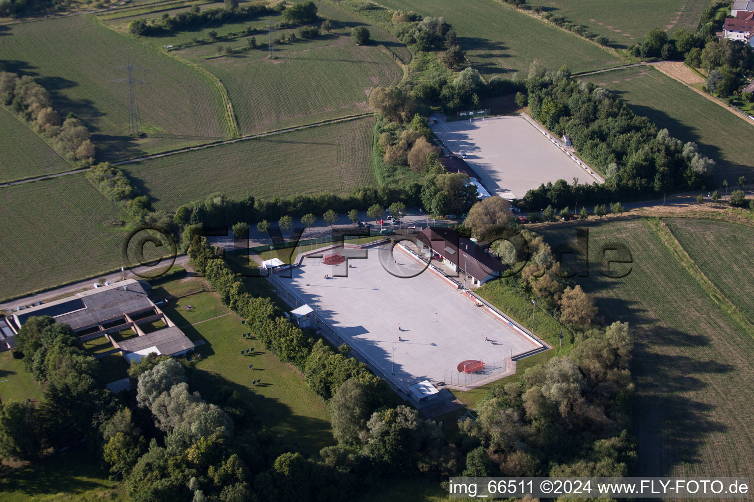 MSC Taifun, cycle ball field in the district Mörsch in Rheinstetten in the state Baden-Wuerttemberg, Germany