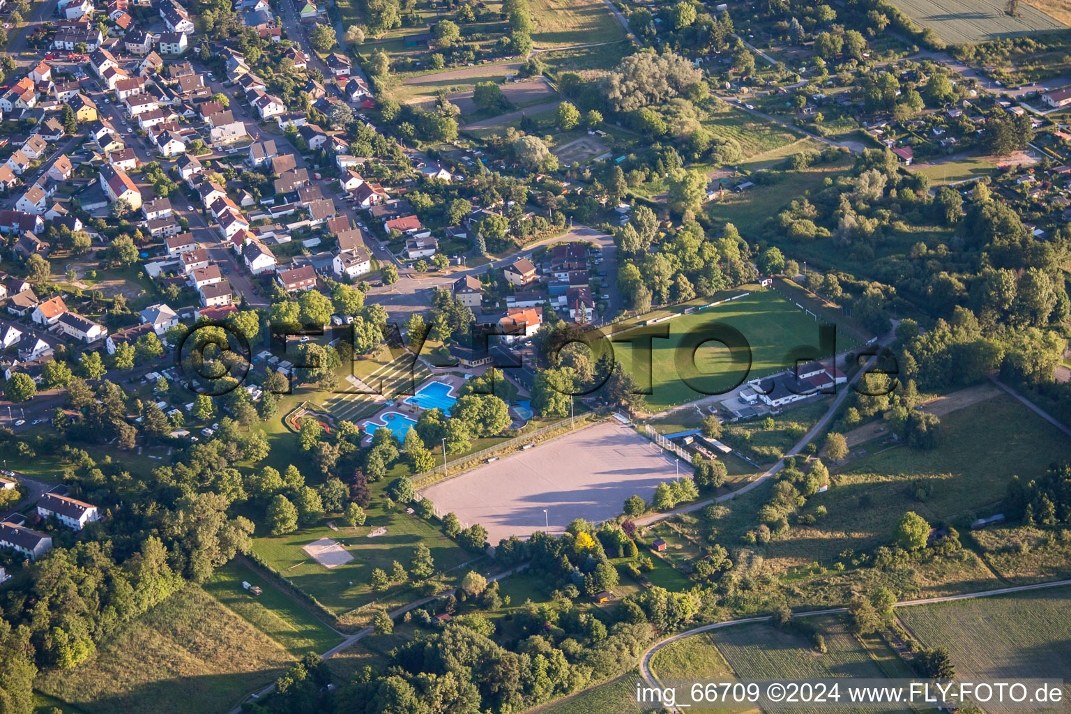 1. SV Mörsch eV Sports fields in the district Mörsch in Rheinstetten in the state Baden-Wuerttemberg, Germany