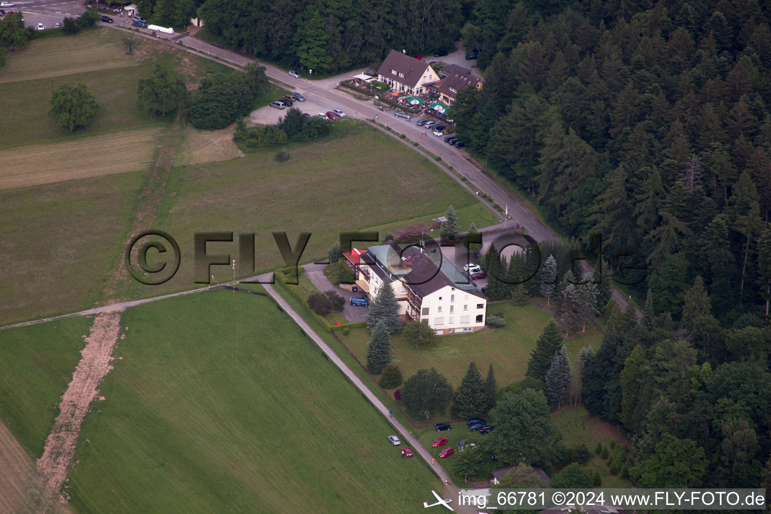 Schwann, Hotel Adlerhof in the district Conweiler in Straubenhardt in the state Baden-Wuerttemberg, Germany