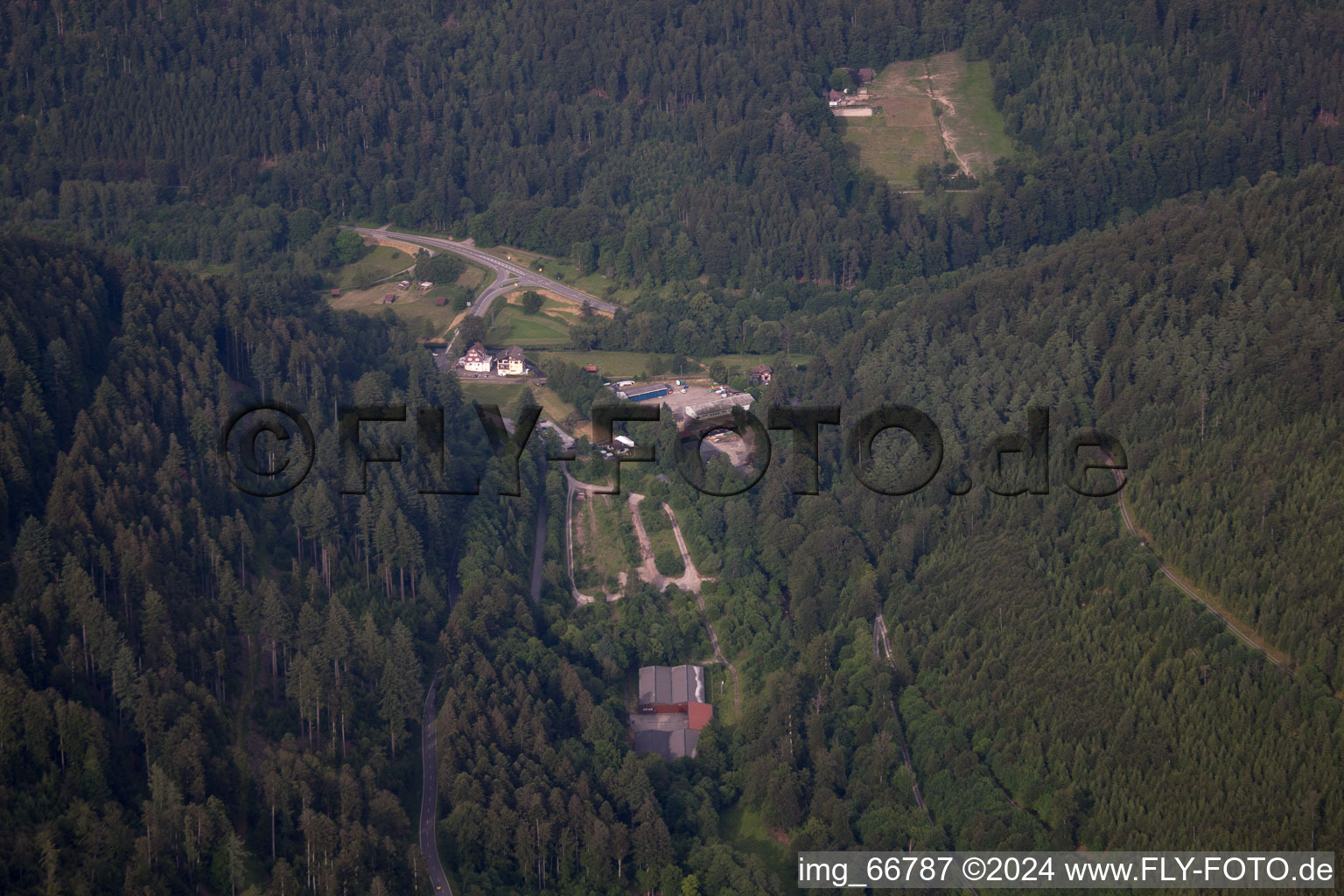 Dennach in the state Baden-Wuerttemberg, Germany out of the air