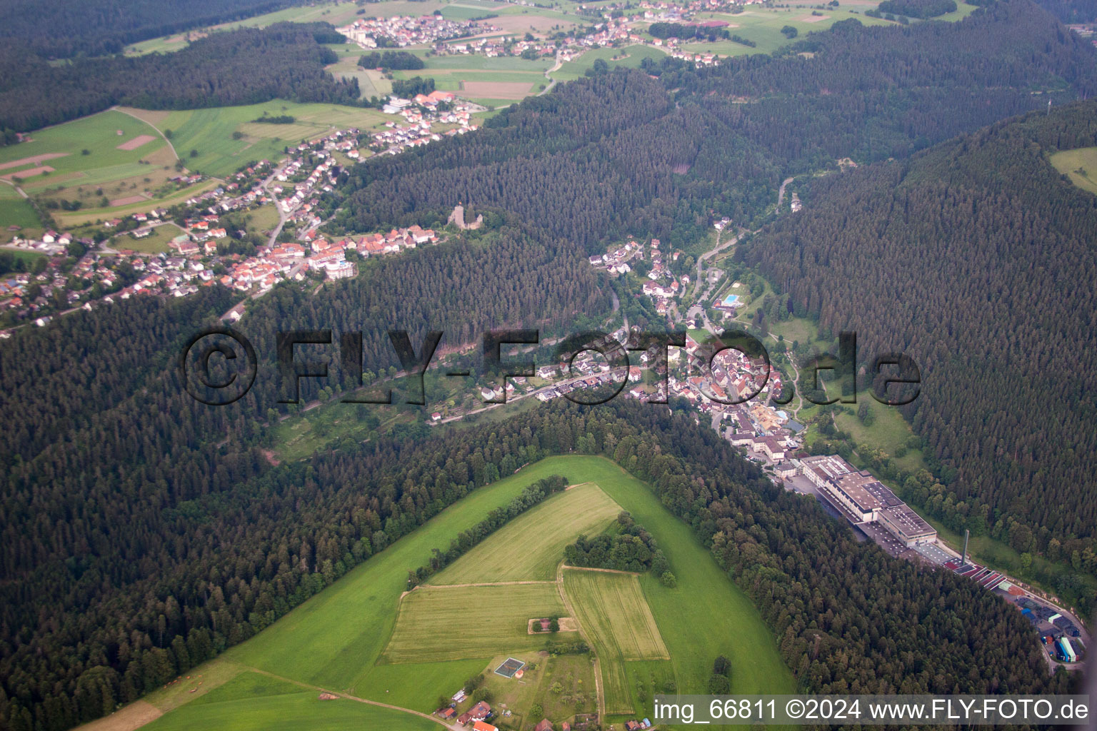 Bad Teinach in the state Baden-Wuerttemberg, Germany