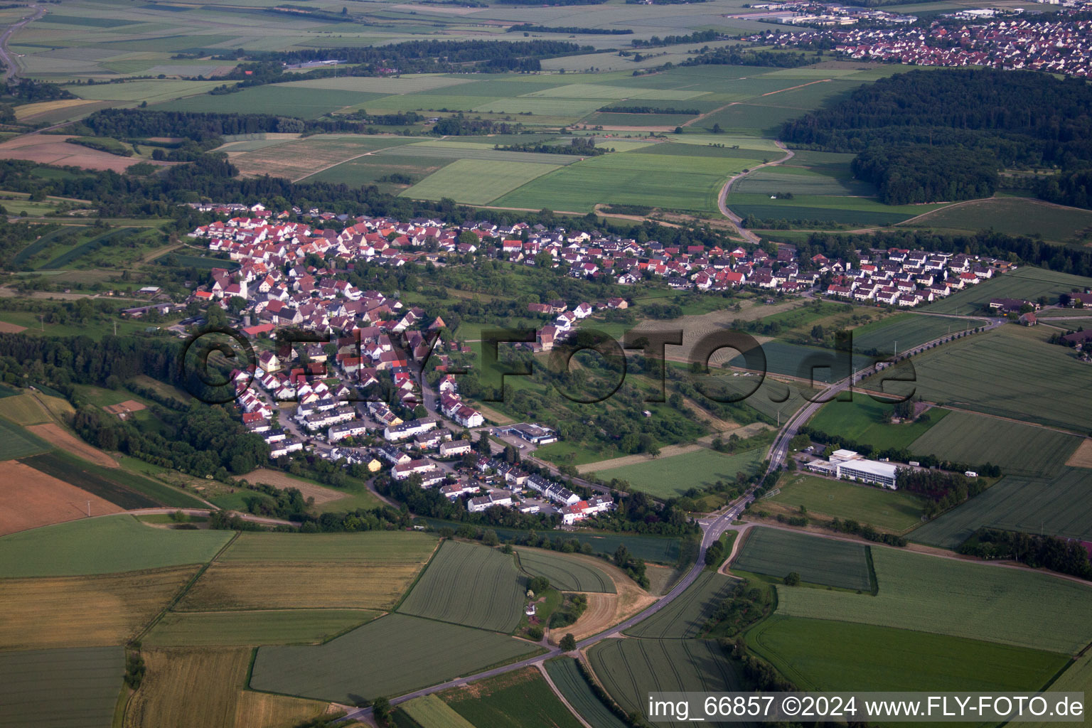 District Haslach in Herrenberg in the state Baden-Wuerttemberg, Germany