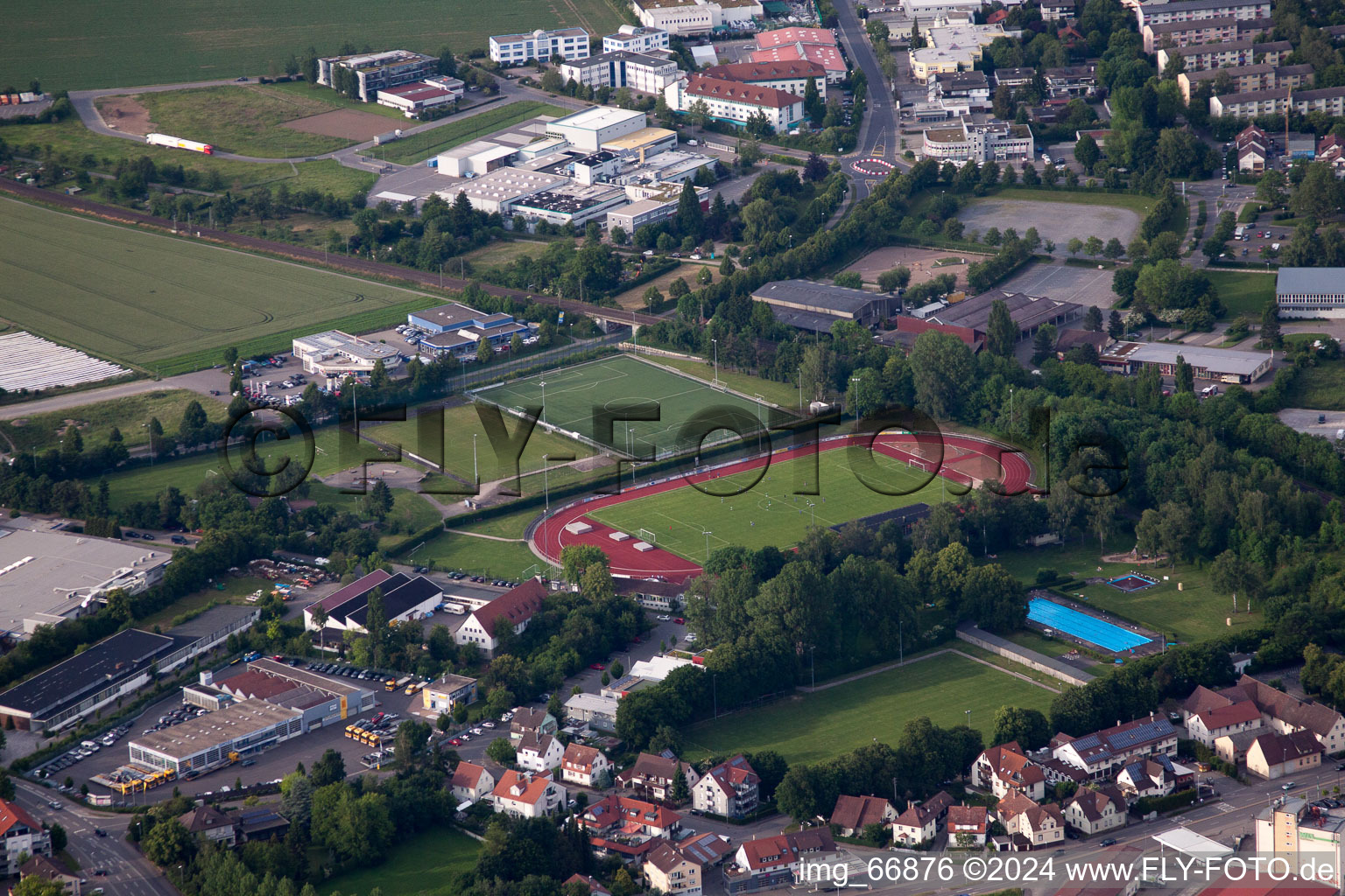 Sports facilities in Herrenberg in the state Baden-Wuerttemberg, Germany