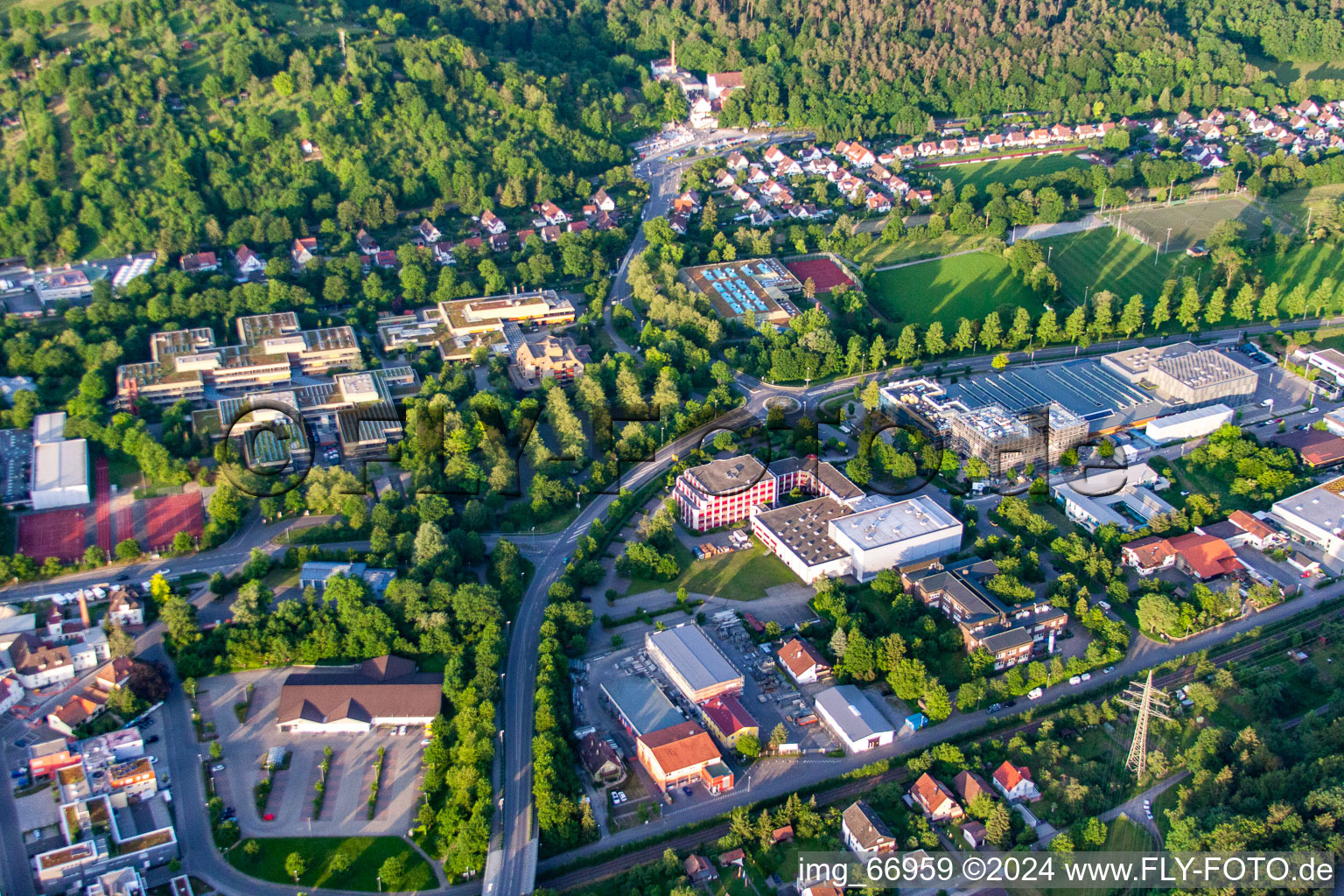 District Derendingen in Tübingen in the state Baden-Wuerttemberg, Germany