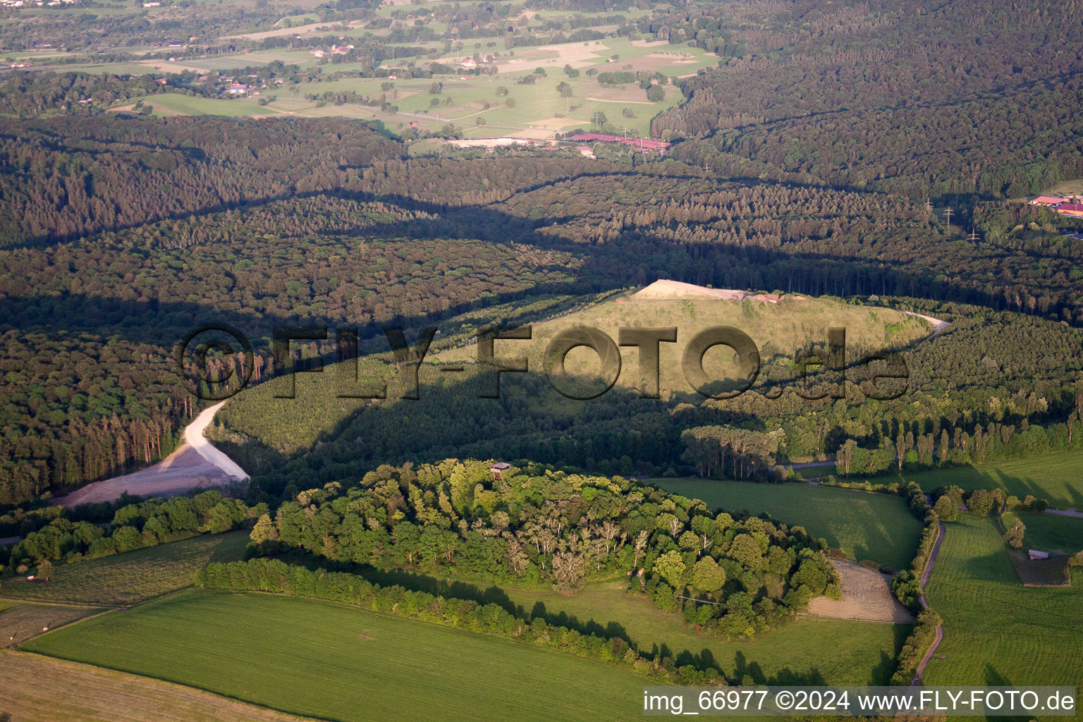 Monte Scherbelino landfill in the district Gönningen in Reutlingen in the state Baden-Wuerttemberg, Germany