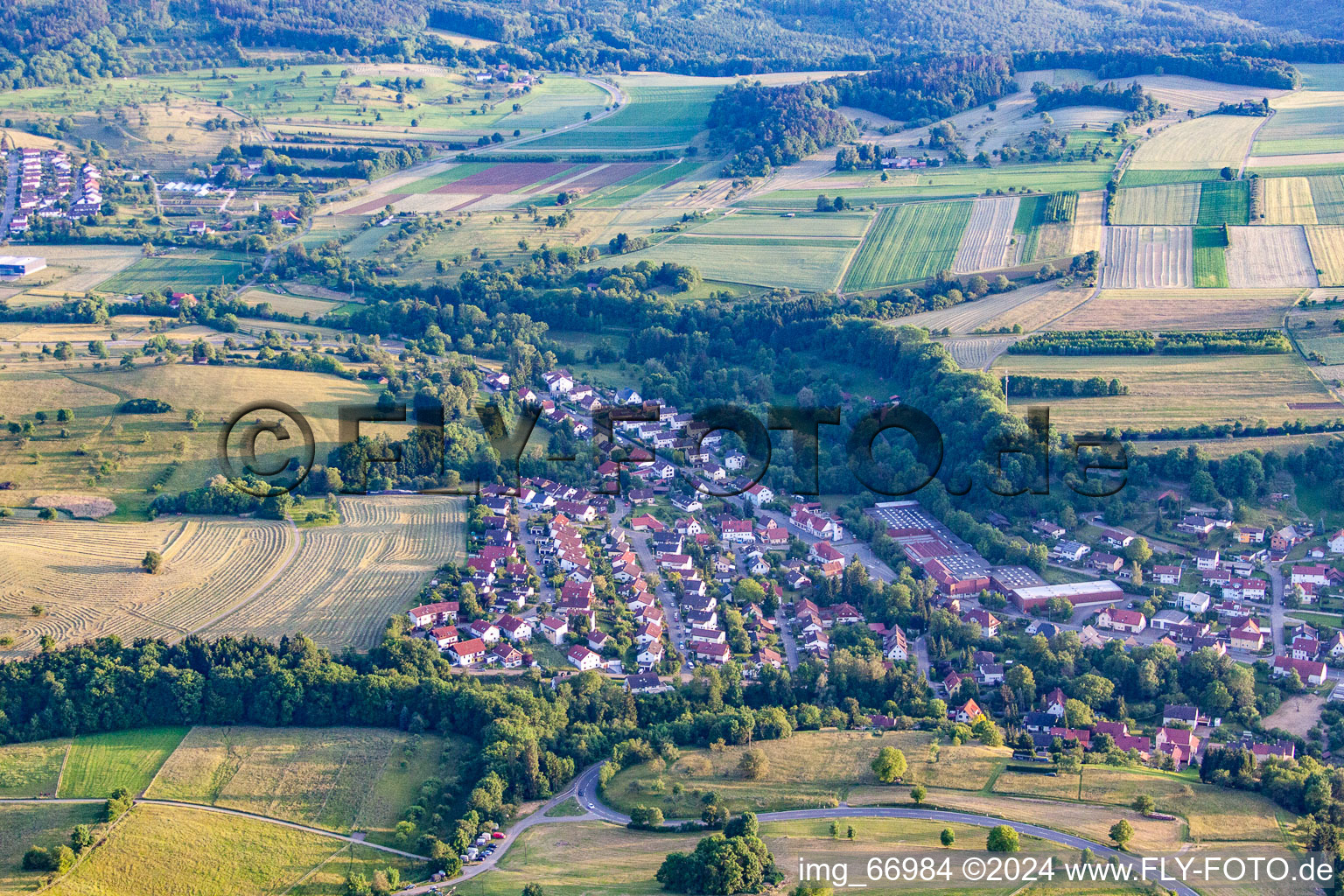 Goenningen in the district Bronnweiler in Reutlingen in the state Baden-Wuerttemberg, Germany