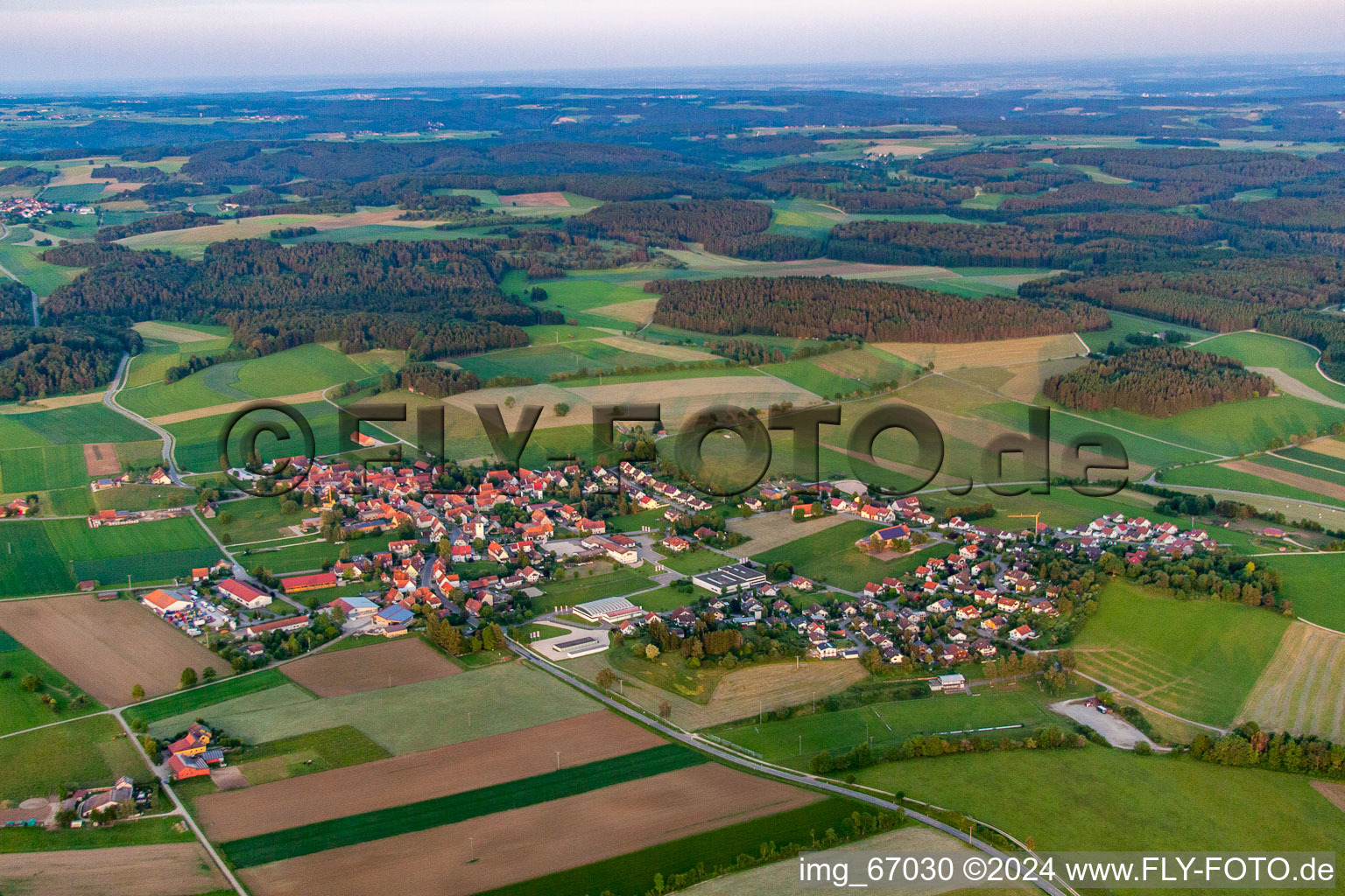 District Bernloch in Hohenstein in the state Baden-Wuerttemberg, Germany