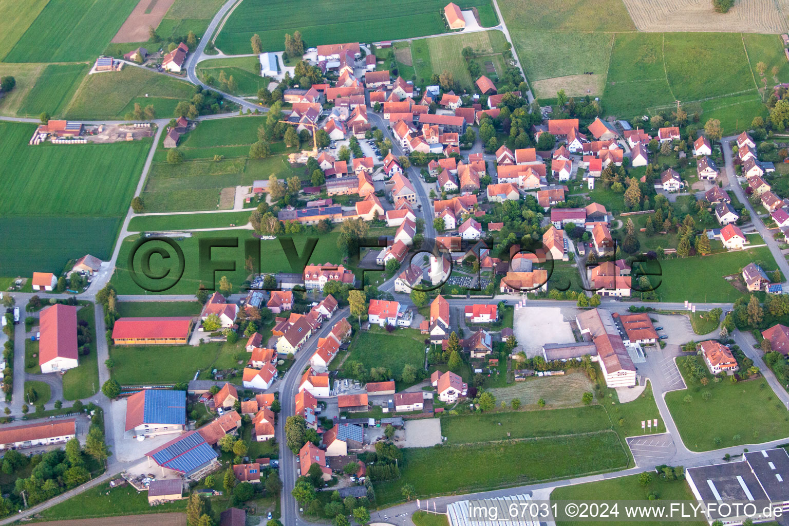 District Ödenwaldstetten in Hohenstein in the state Baden-Wuerttemberg, Germany