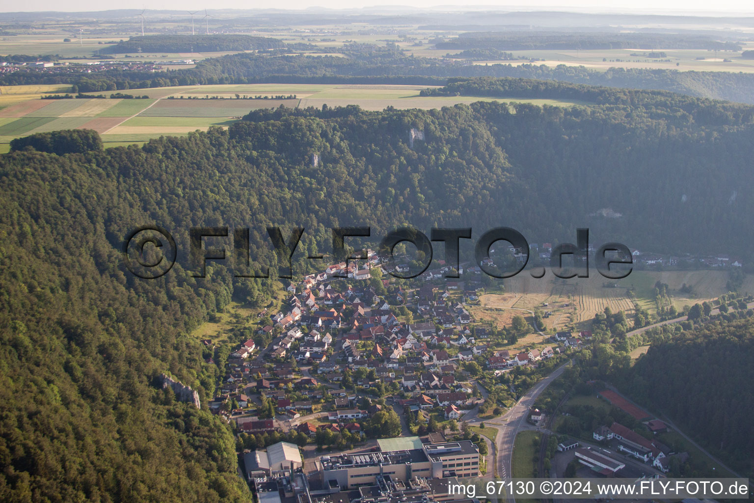 Hamlet in Blaubeuren in the state Baden-Wuerttemberg, Germany