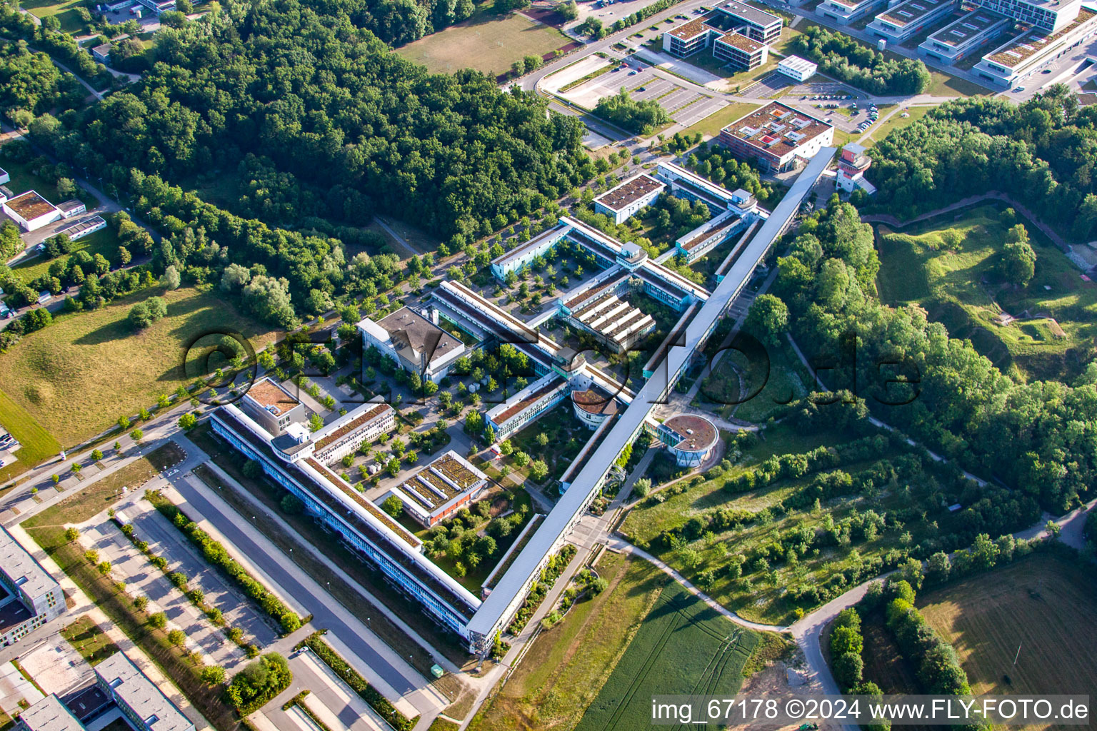 Campus building of the university Ulm in Ulm in the state Baden-Wurttemberg, Germany