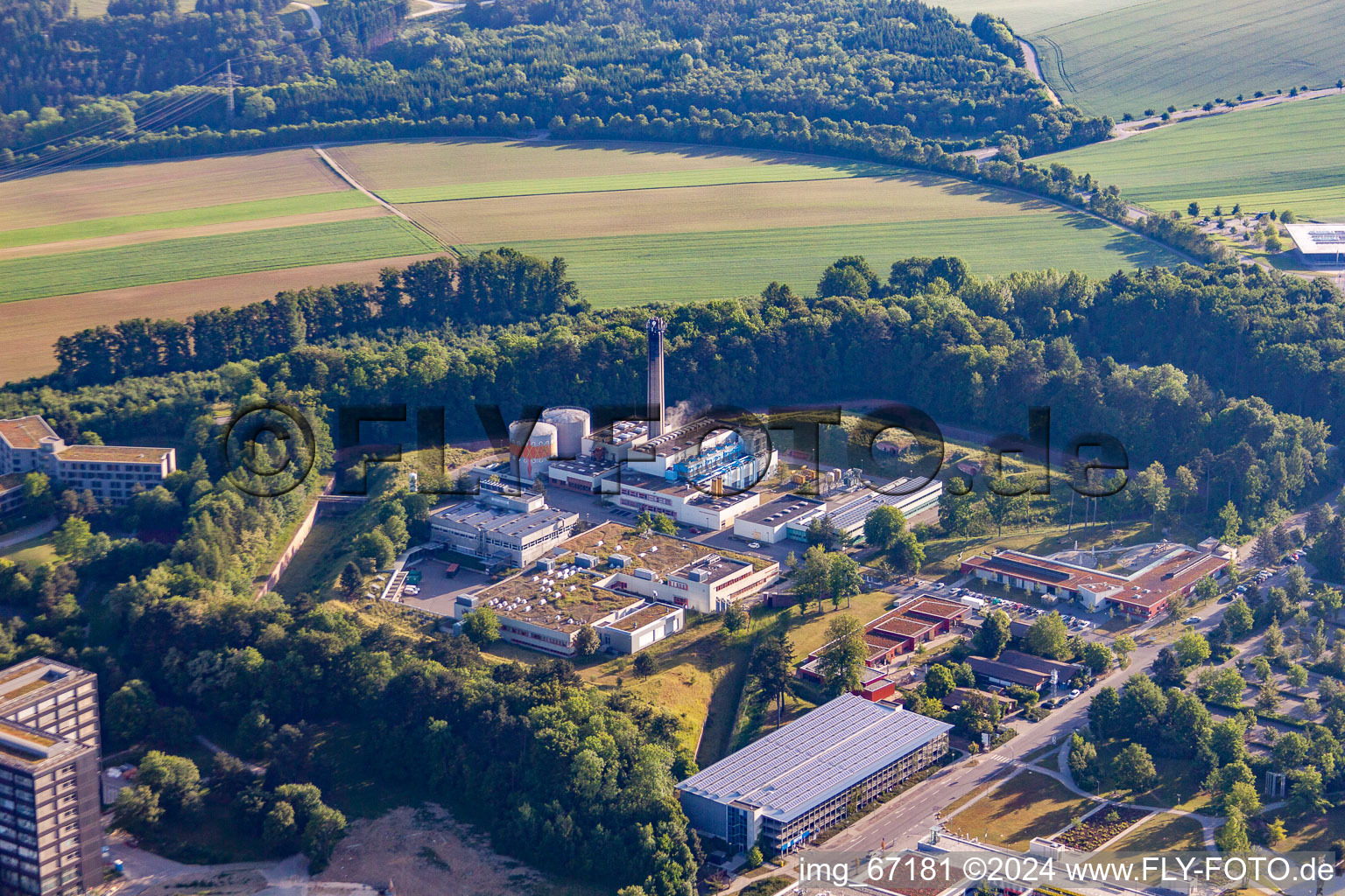 Fort Oberer Eselsberg Main Work (Work XXXVI) in the district Eselsberg in Ulm in the state Baden-Wuerttemberg, Germany