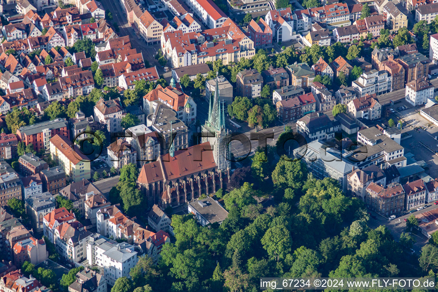 St. George Ulm in the district Mitte in Ulm in the state Baden-Wuerttemberg, Germany