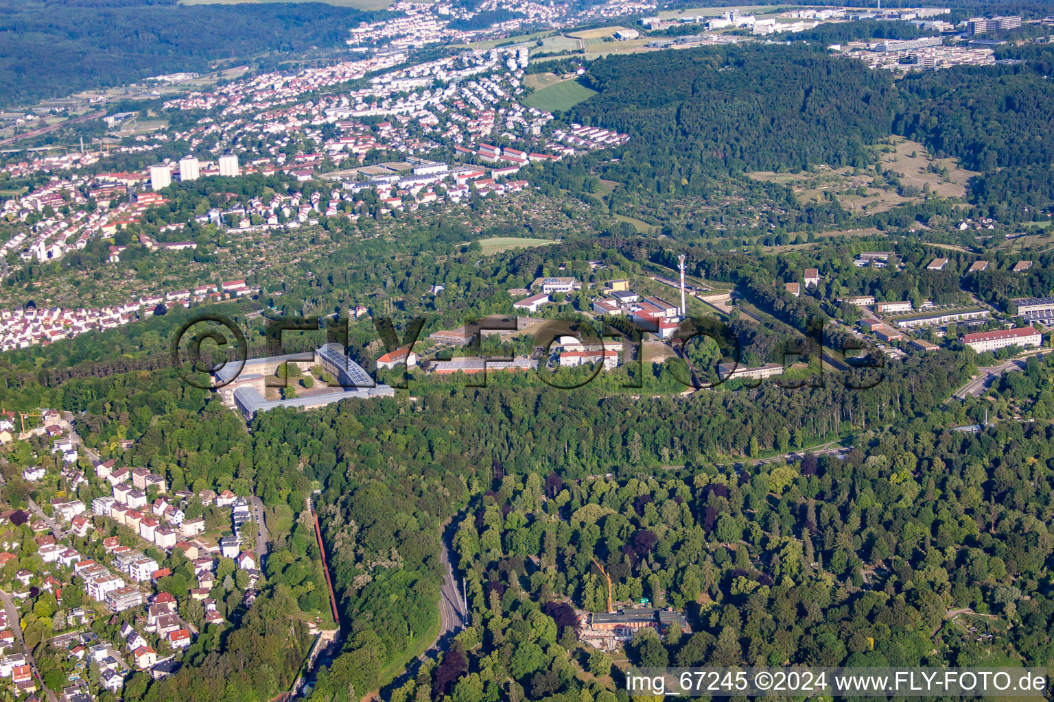 Wilhelmsburg from the east in the district Mitte in Ulm in the state Baden-Wuerttemberg, Germany