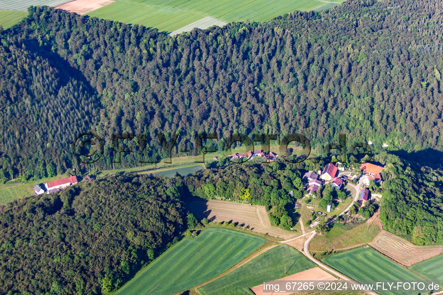 Bioland farm BAIKER in the district Bermaringen in Blaustein in the state Baden-Wuerttemberg, Germany