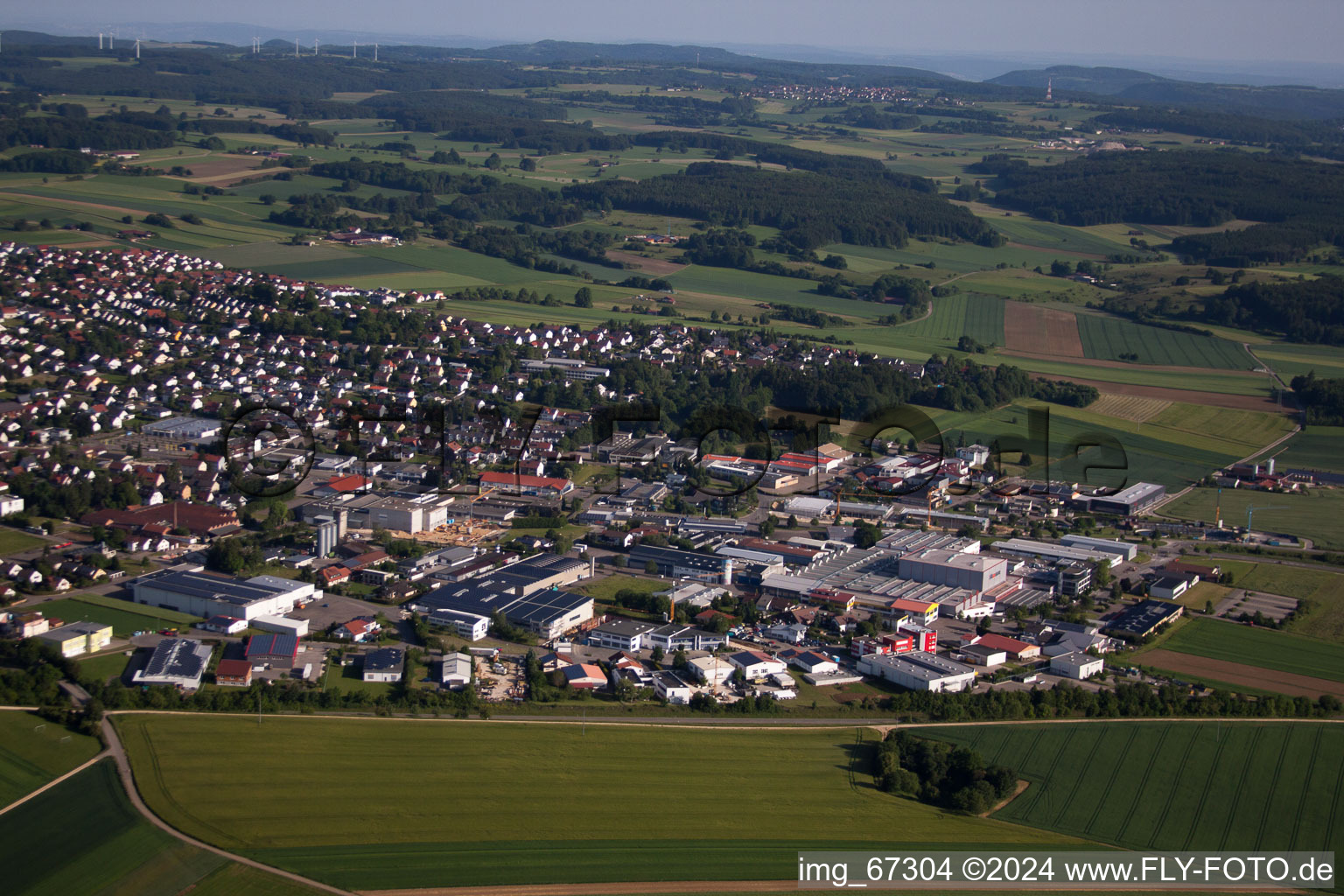 Laichingen in the state Baden-Wuerttemberg, Germany