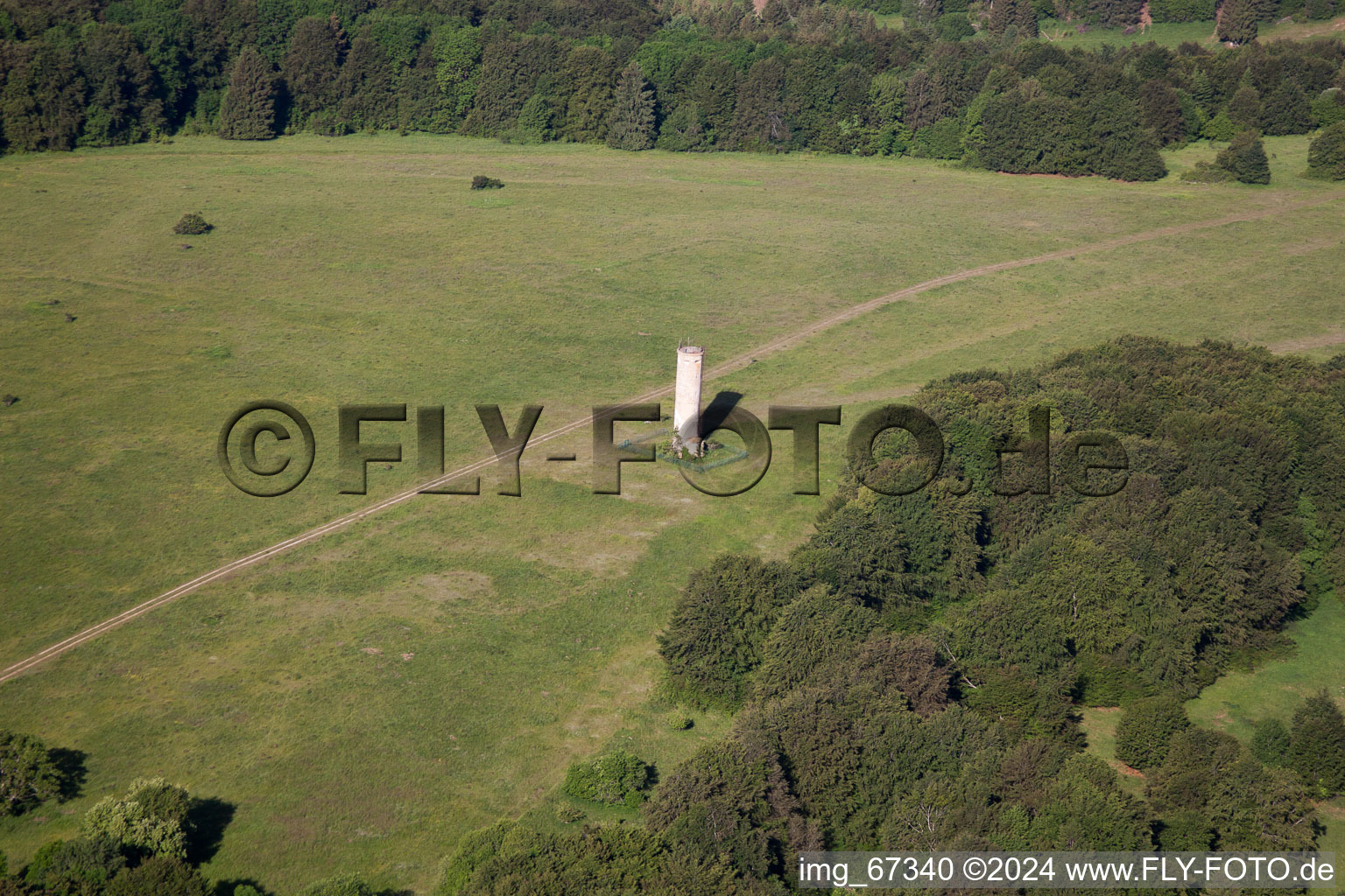 Aerial view of Ennabeuren in the state Baden-Wuerttemberg, Germany