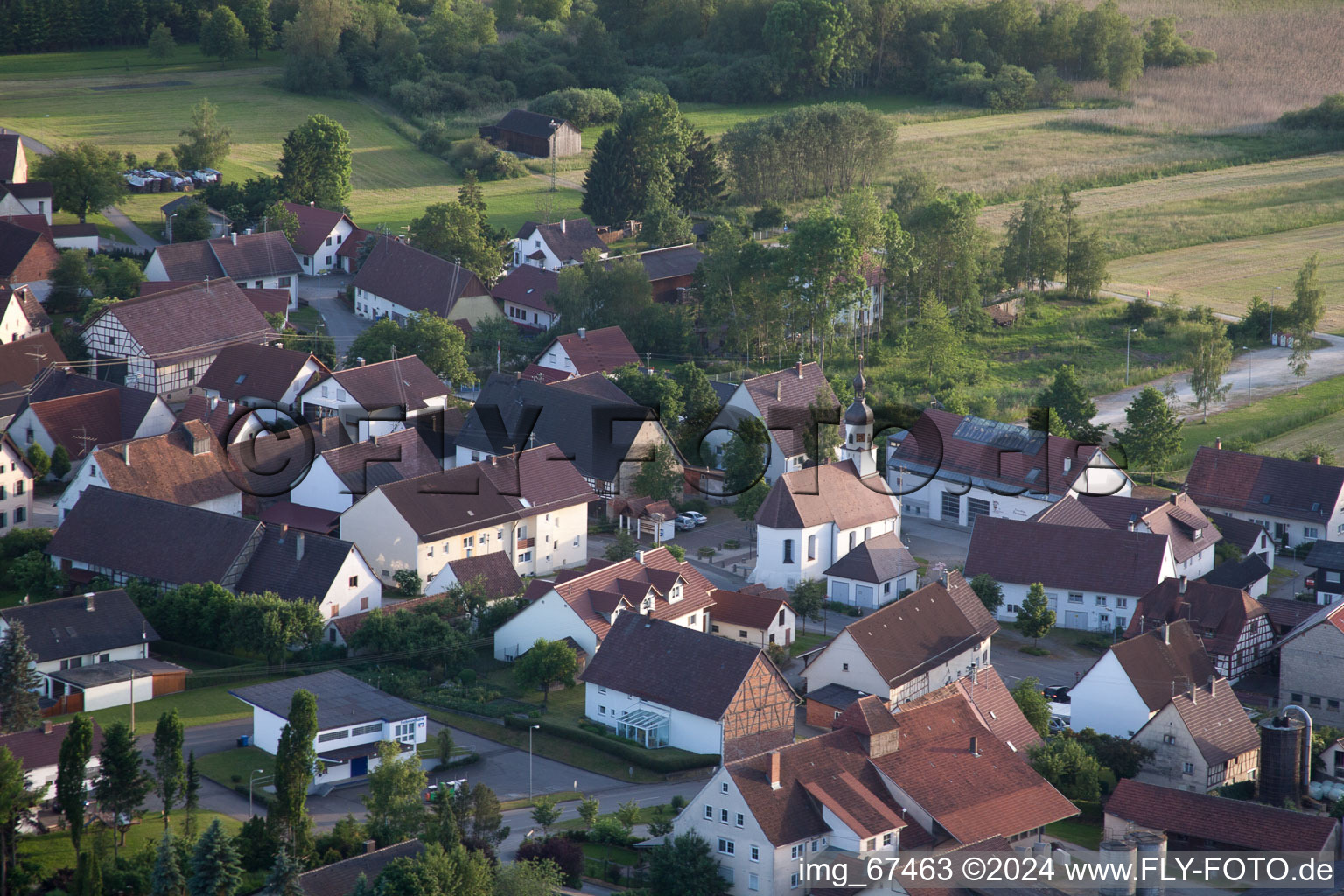 Chapel of St. Oswald in Tiefenbach in the state Baden-Wuerttemberg, Germany