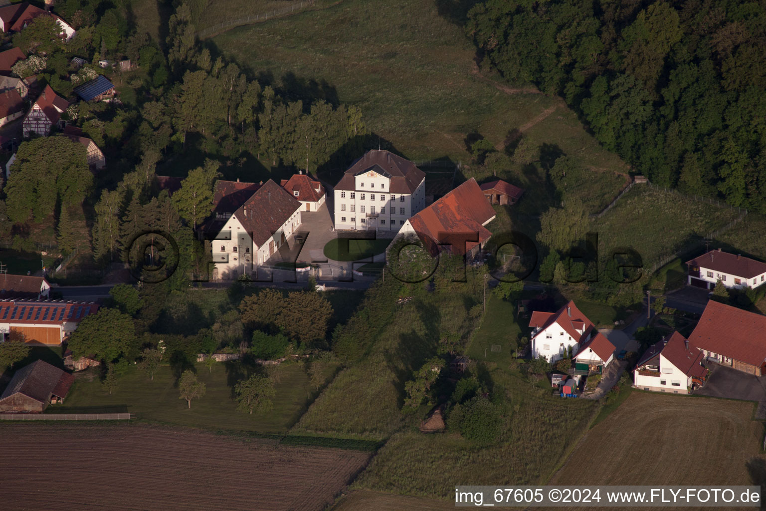 Castle Granheim in the district Granheim in Ehingen (Donau) in the state Baden-Wurttemberg, Germany