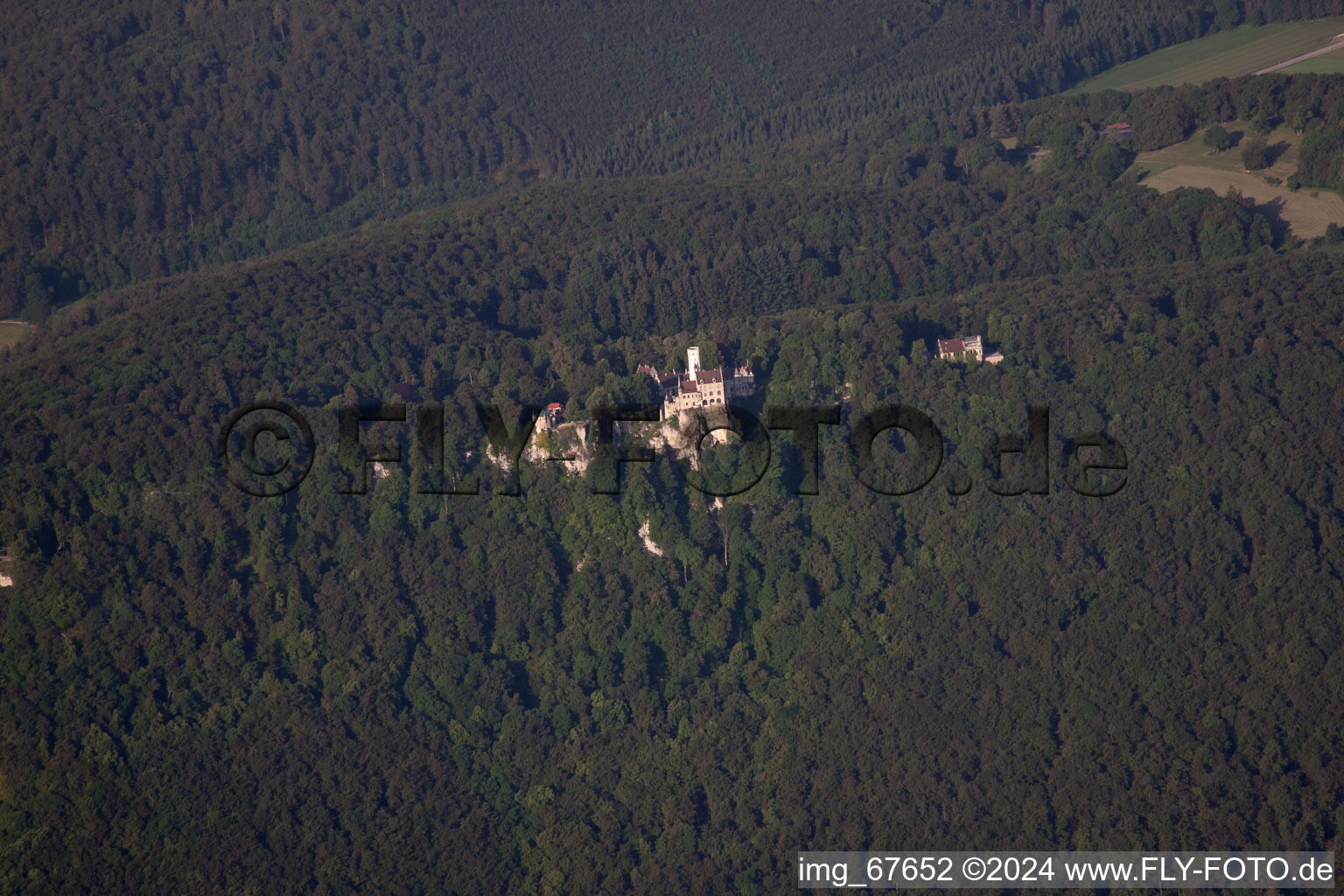 Castle Lichtenstein in the district Honau in Lichtenstein in the state Baden-Wuerttemberg, Germany