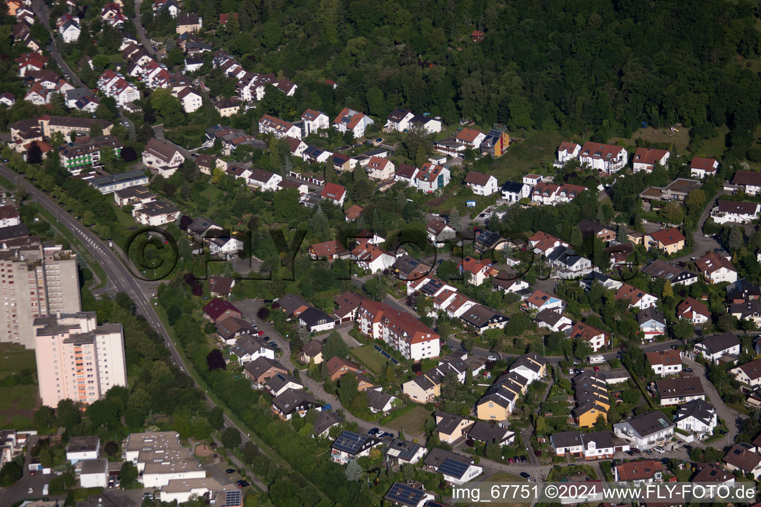 Herzogweg in Herrenberg in the state Baden-Wuerttemberg, Germany