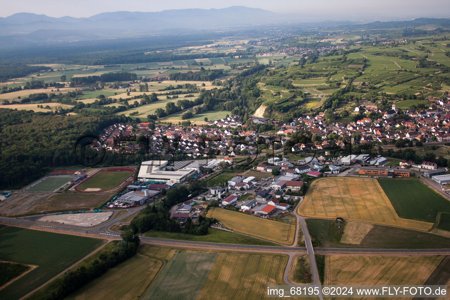 Gottenheim in the state Baden-Wuerttemberg, Germany