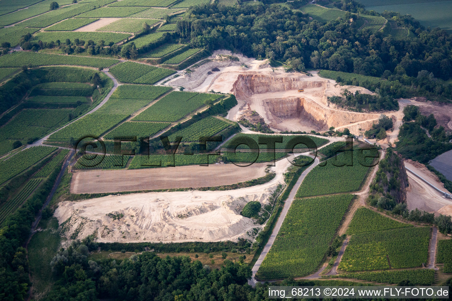 Merdingen in the state Baden-Wuerttemberg, Germany out of the air