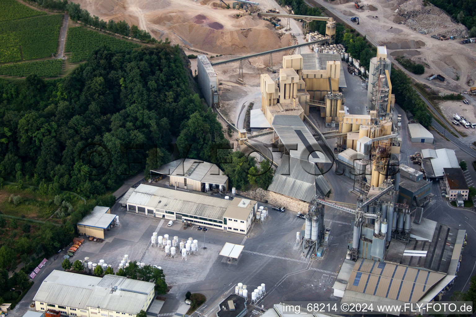 Merdingen in the state Baden-Wuerttemberg, Germany seen from above