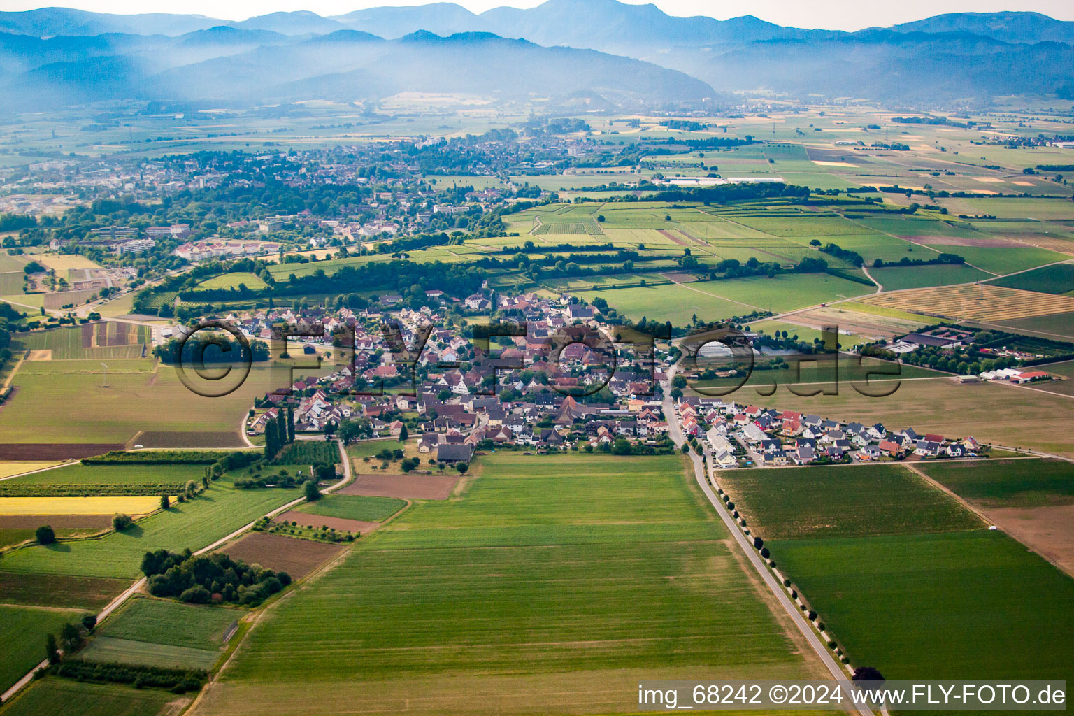 District Schlatt in Bad Krozingen in the state Baden-Wuerttemberg, Germany