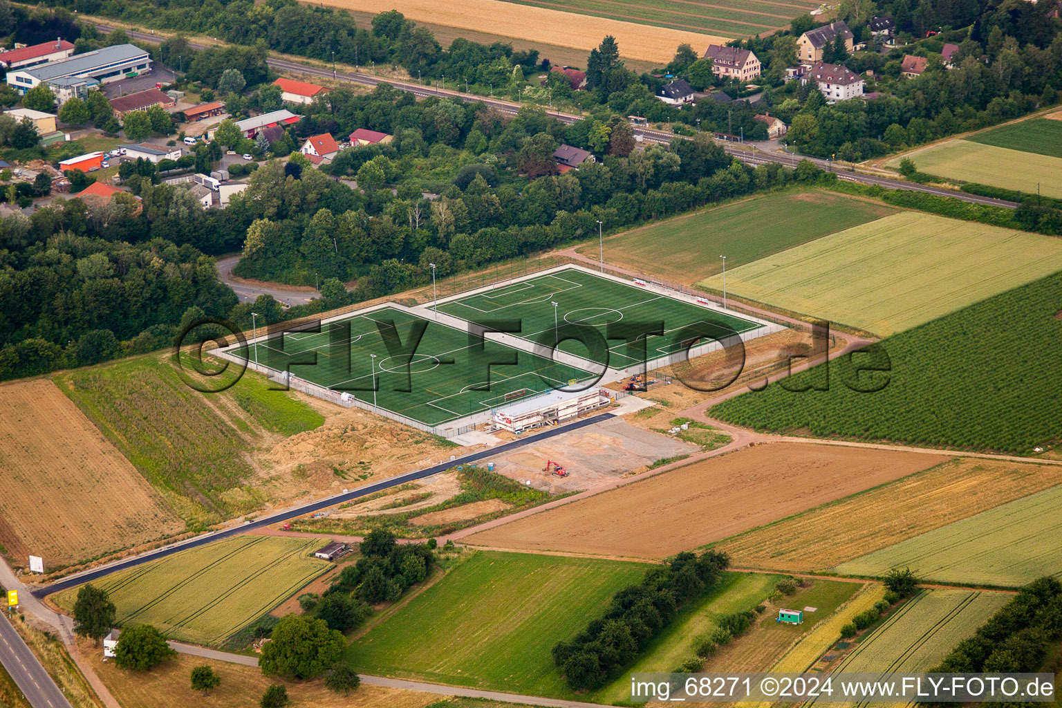 Tennis club Buggingen in Buggingen in the state Baden-Wuerttemberg, Germany