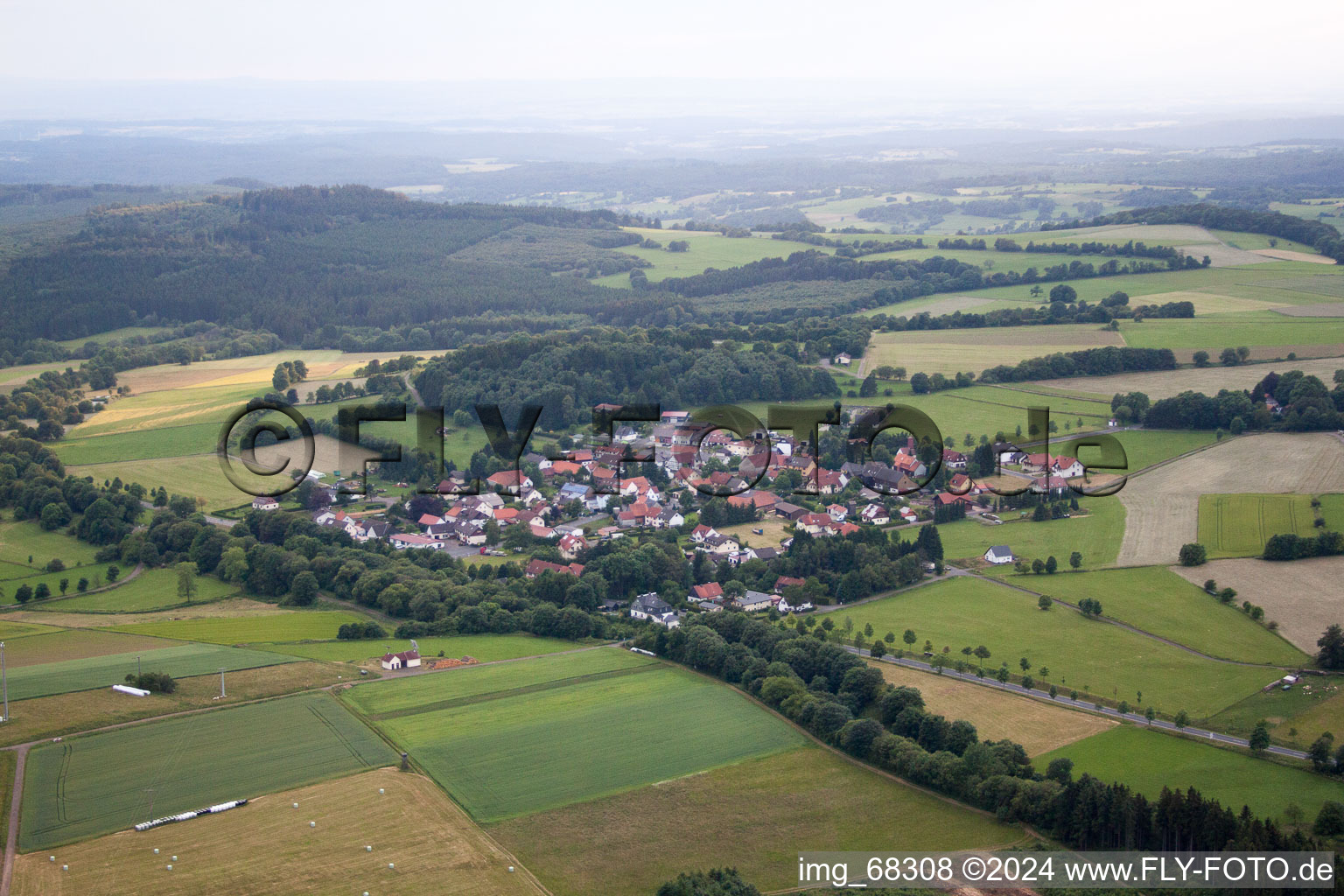 Hartmannshain in the state Hesse, Germany