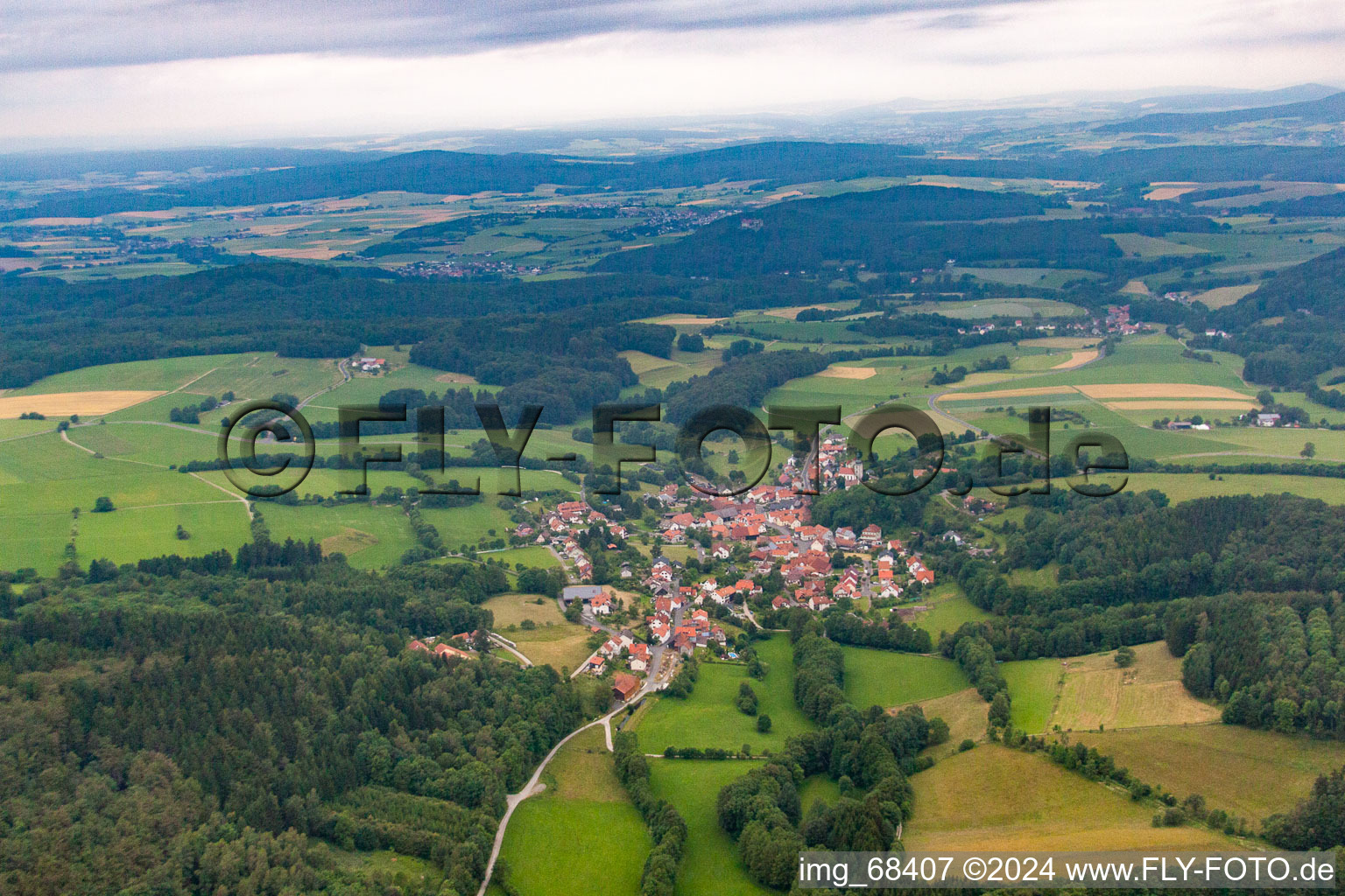 District Kleinsassen in Hofbieber in the state Hesse, Germany