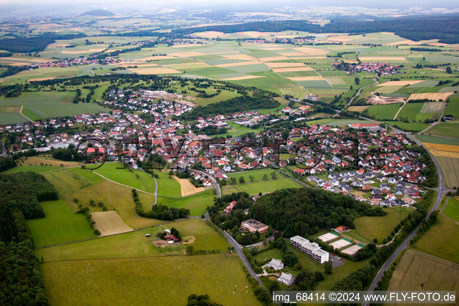 Hofbieber in the state Hesse, Germany