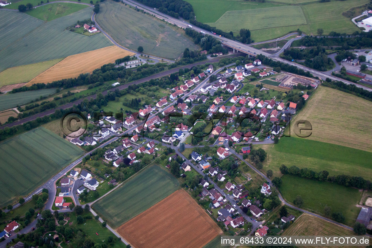 Götzenhof in the state Hesse, Germany