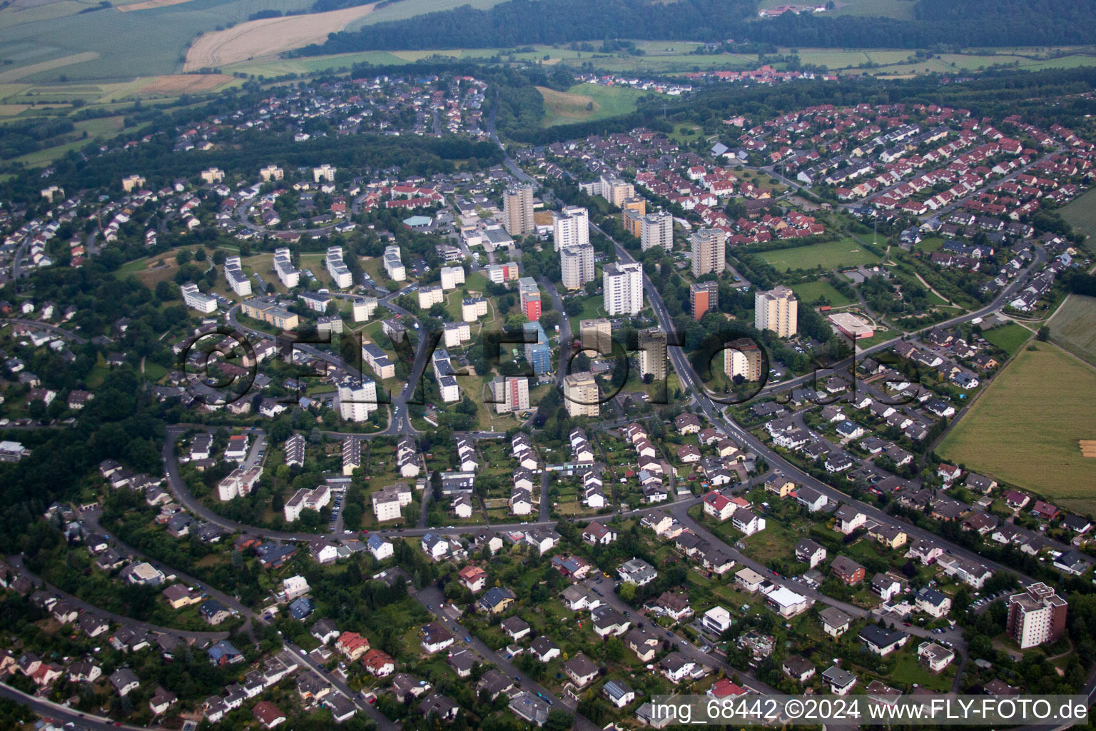 Ashberg in Fulda in the state Hesse, Germany