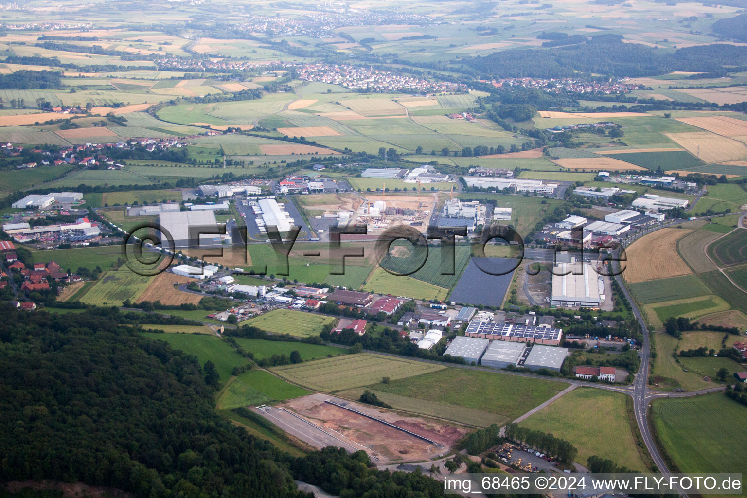 Besges, industrial area in Fulda in the state Hesse, Germany