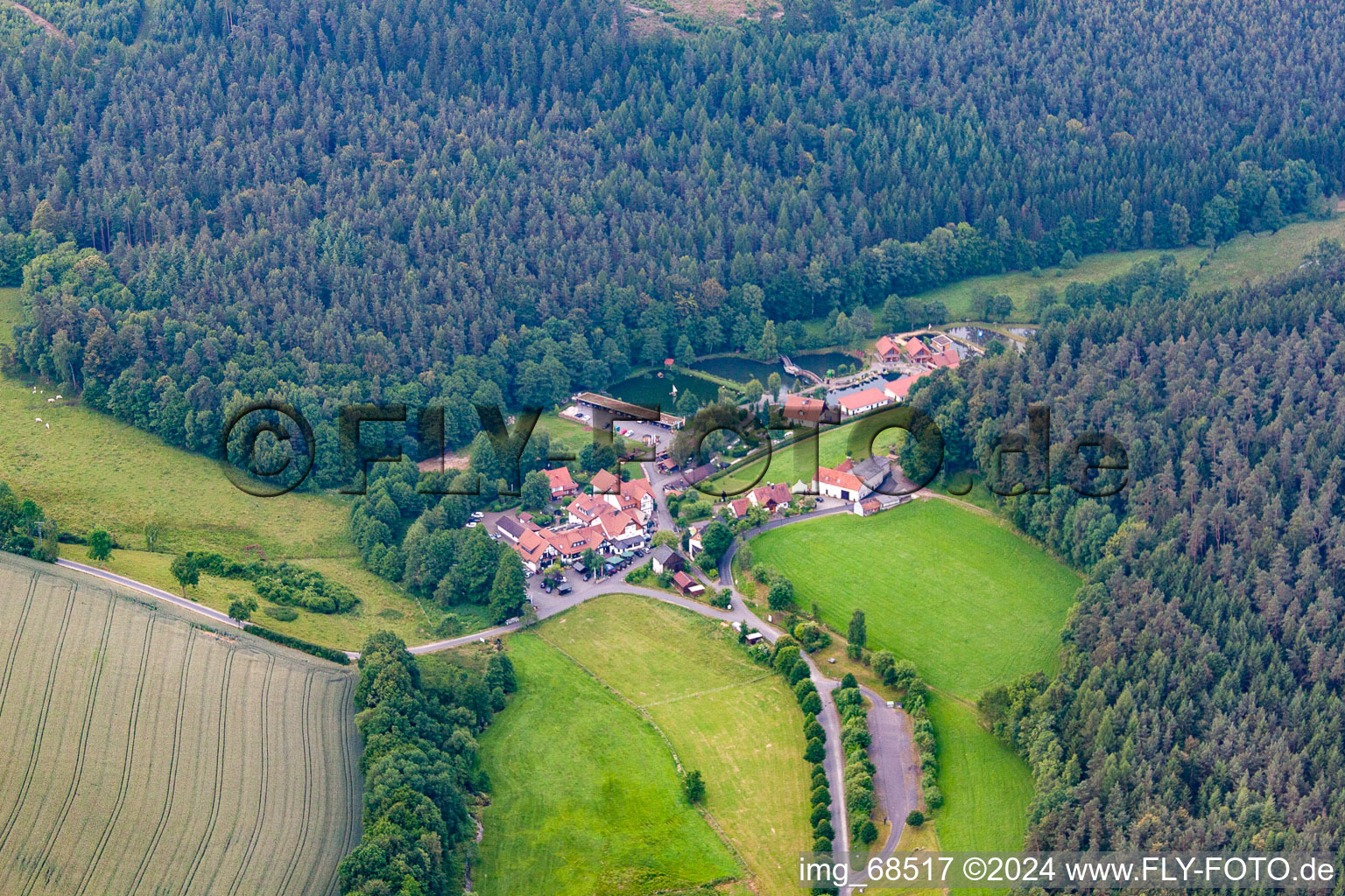 Country Inn Hessenmühle in the district Kleinlüder in Großenlüder in the state Hesse, Germany