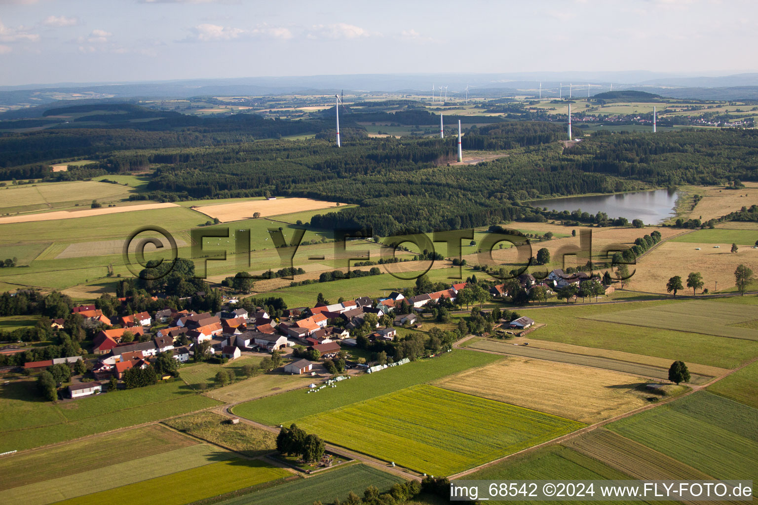 District Reichlos in Freiensteinau in the state Hesse, Germany